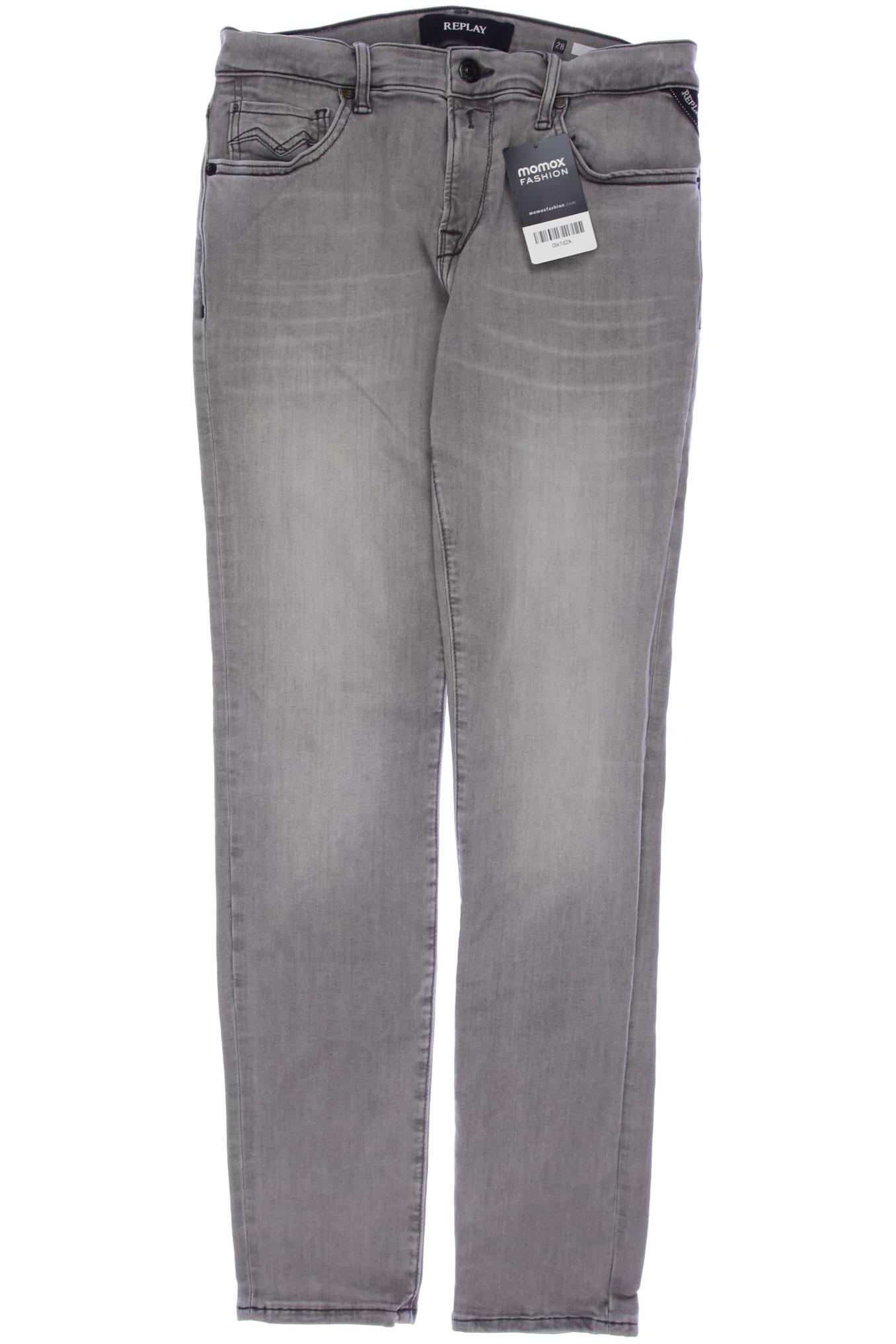 

Replay Damen Jeans, grau, Gr. 28