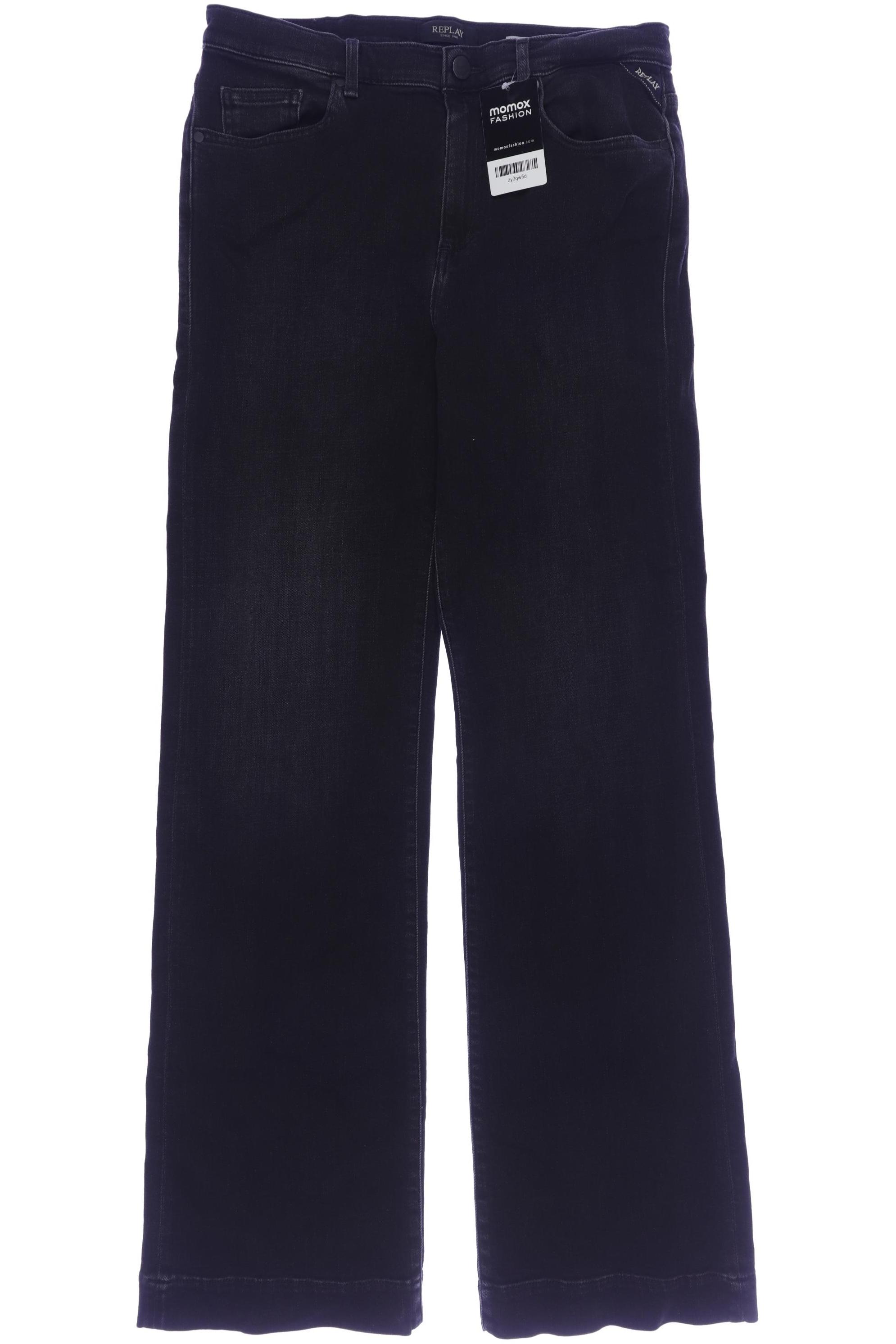 

Replay Damen Jeans, schwarz, Gr. 27