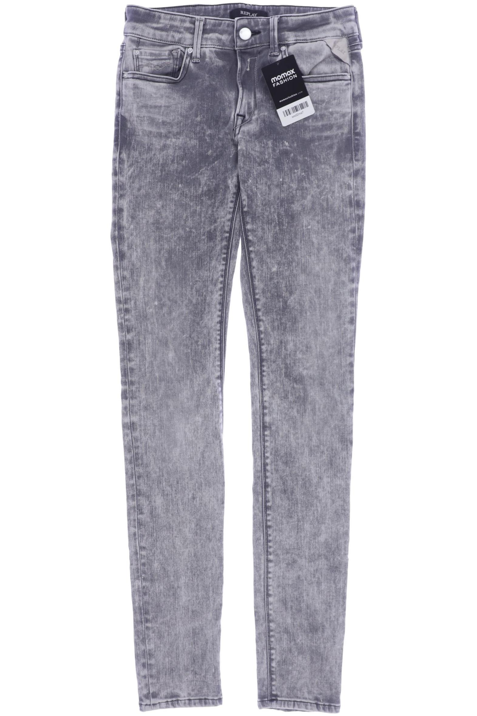 

Replay Damen Jeans, grau, Gr. 26