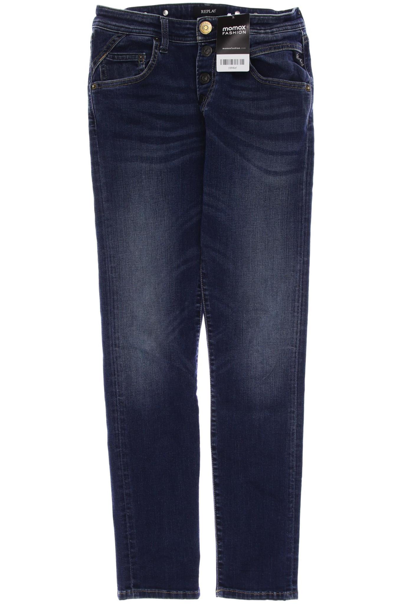 

Replay Damen Jeans, marineblau, Gr. 24