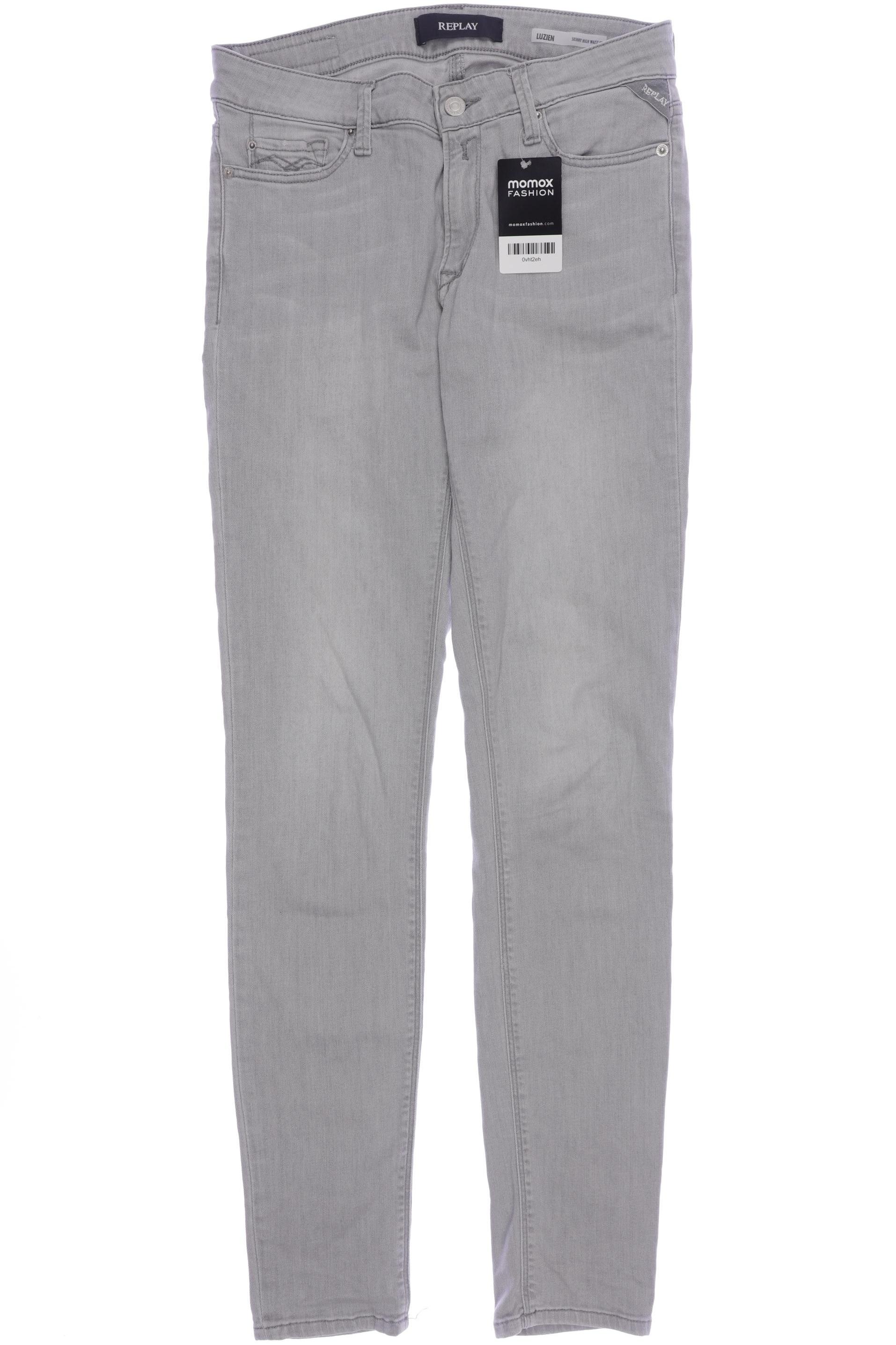 

Replay Damen Jeans, grau, Gr. 28