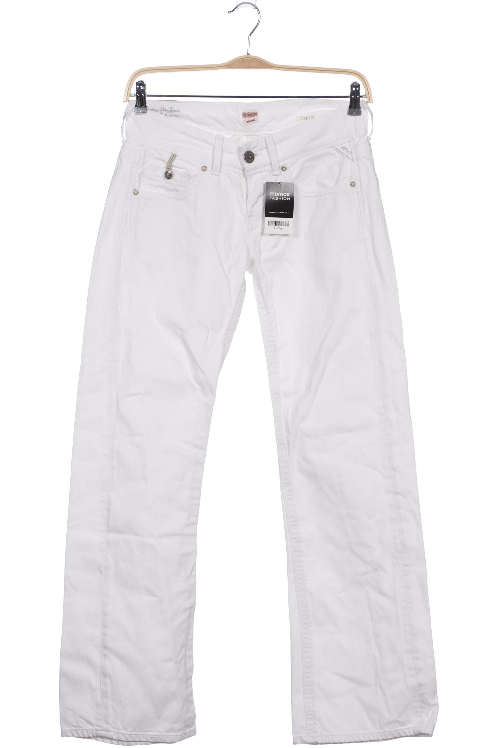 

Replay Damen Jeans, weiß, Gr. 28