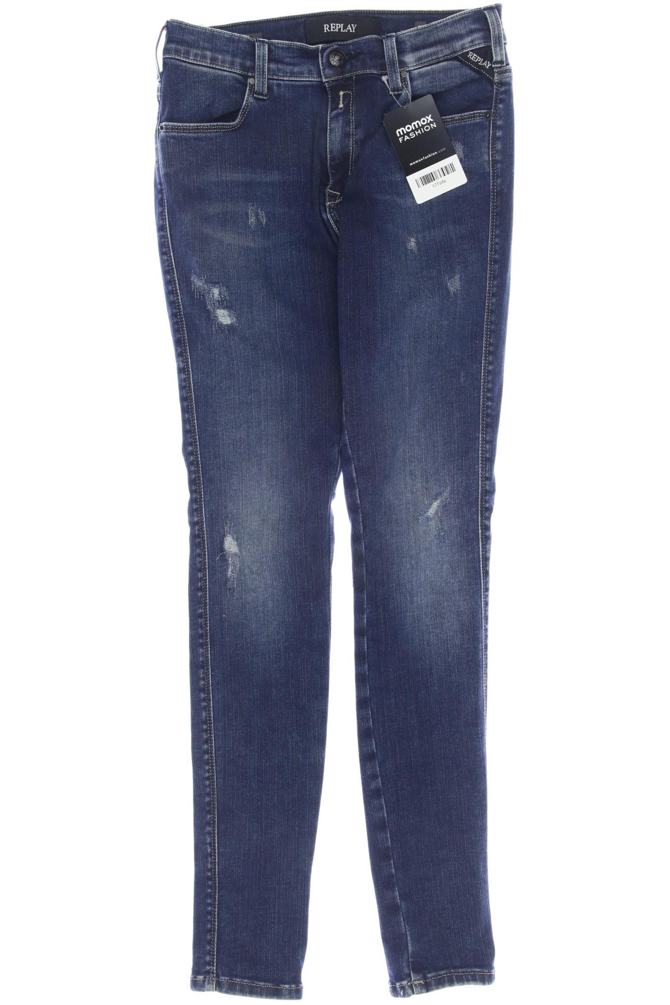 

Replay Damen Jeans, marineblau, Gr. 25