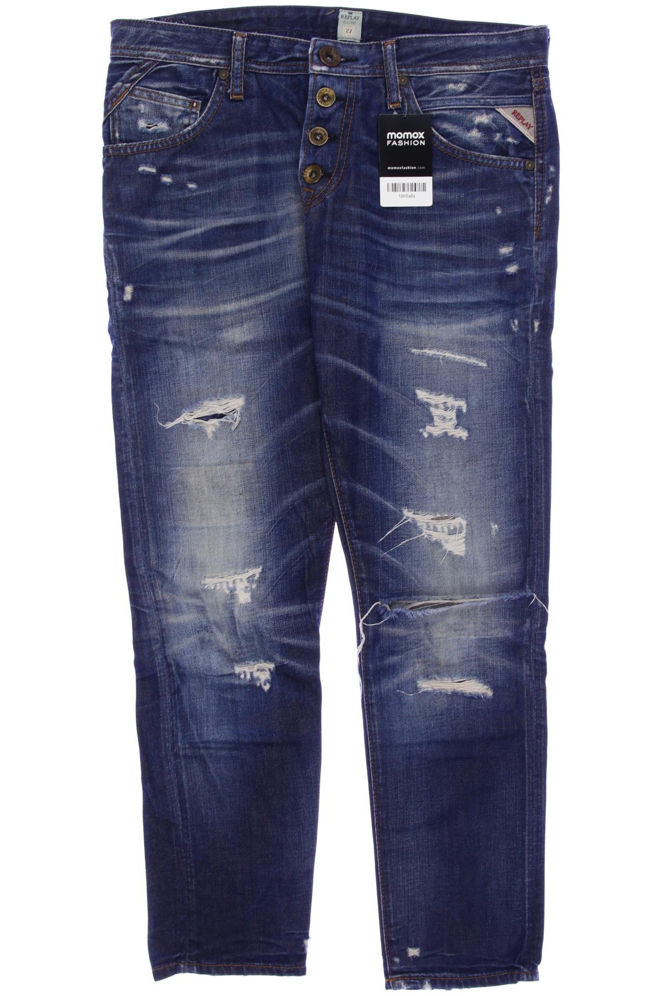 

Replay Damen Jeans, blau, Gr. 27