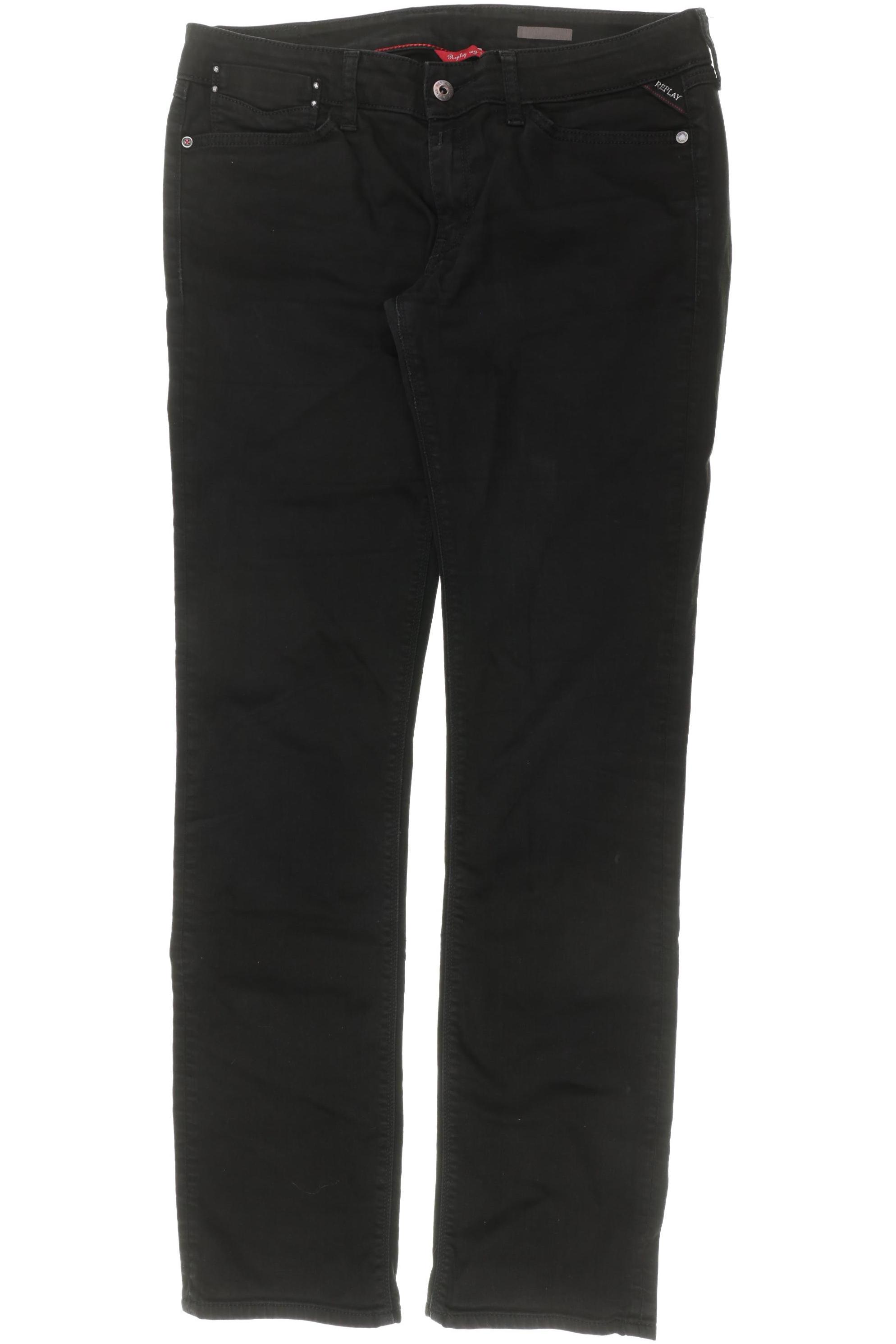 

Replay Damen Jeans, schwarz, Gr. 31