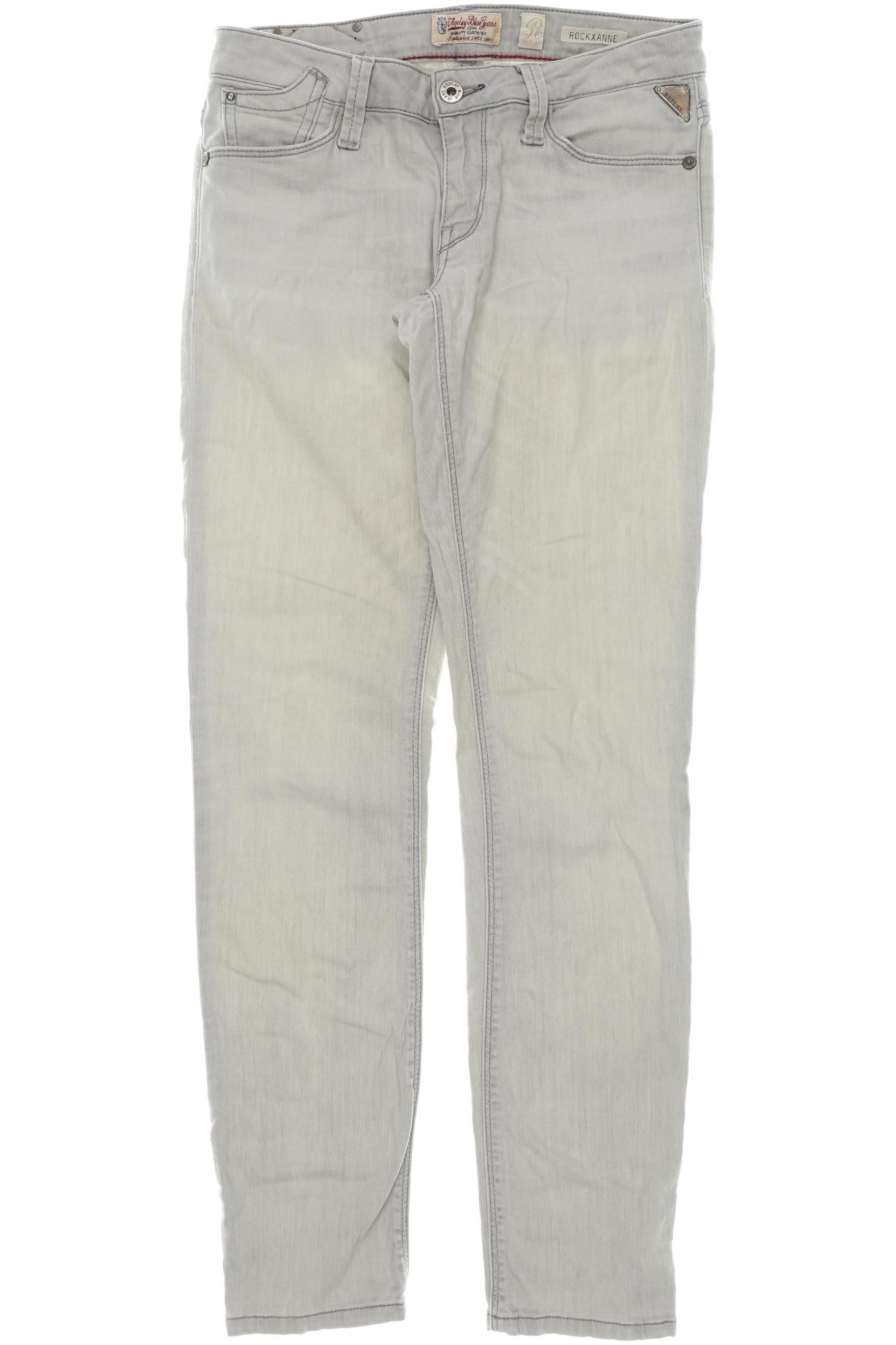 

Replay Damen Jeans, grau, Gr. 25