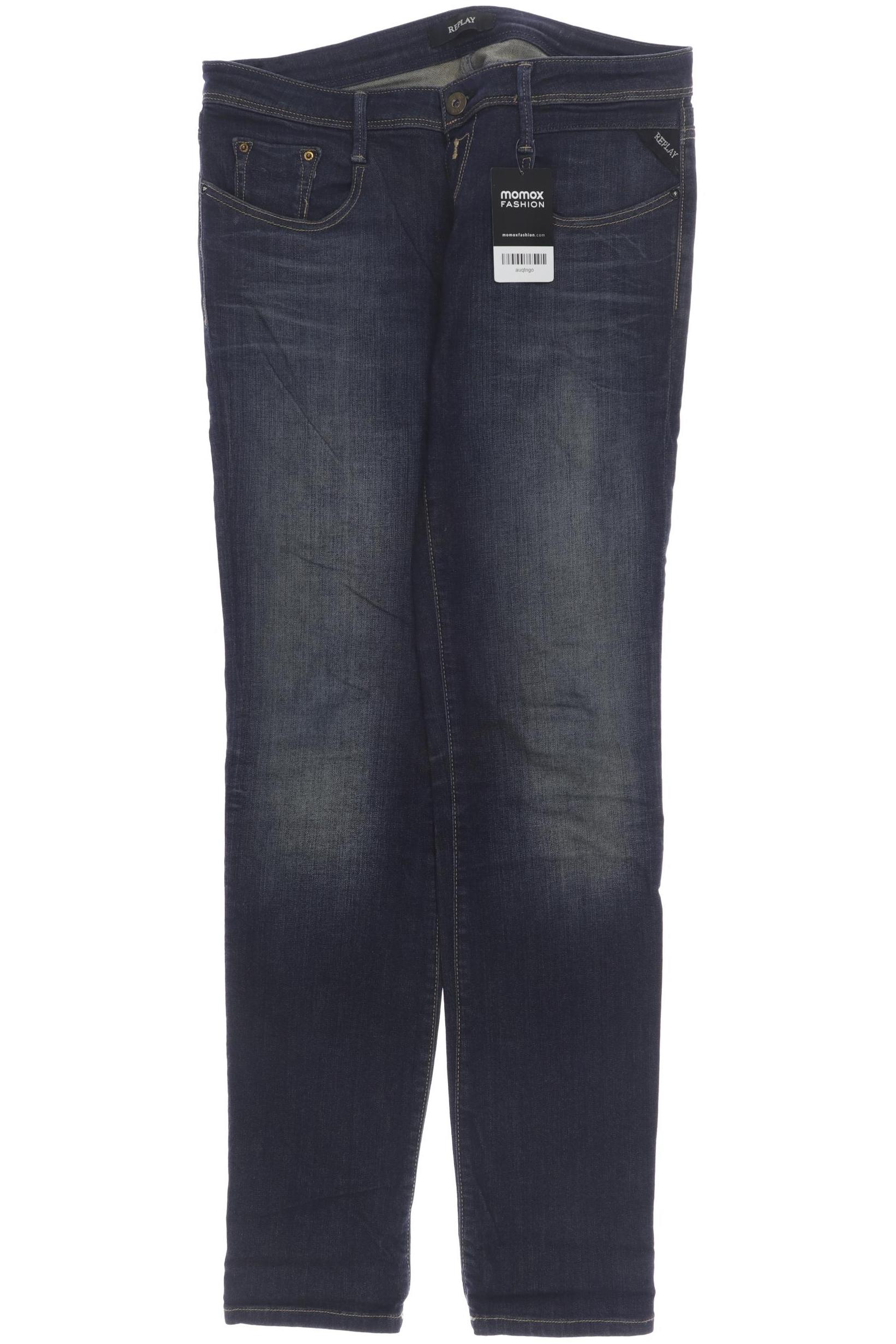 

Replay Damen Jeans, marineblau, Gr. 28