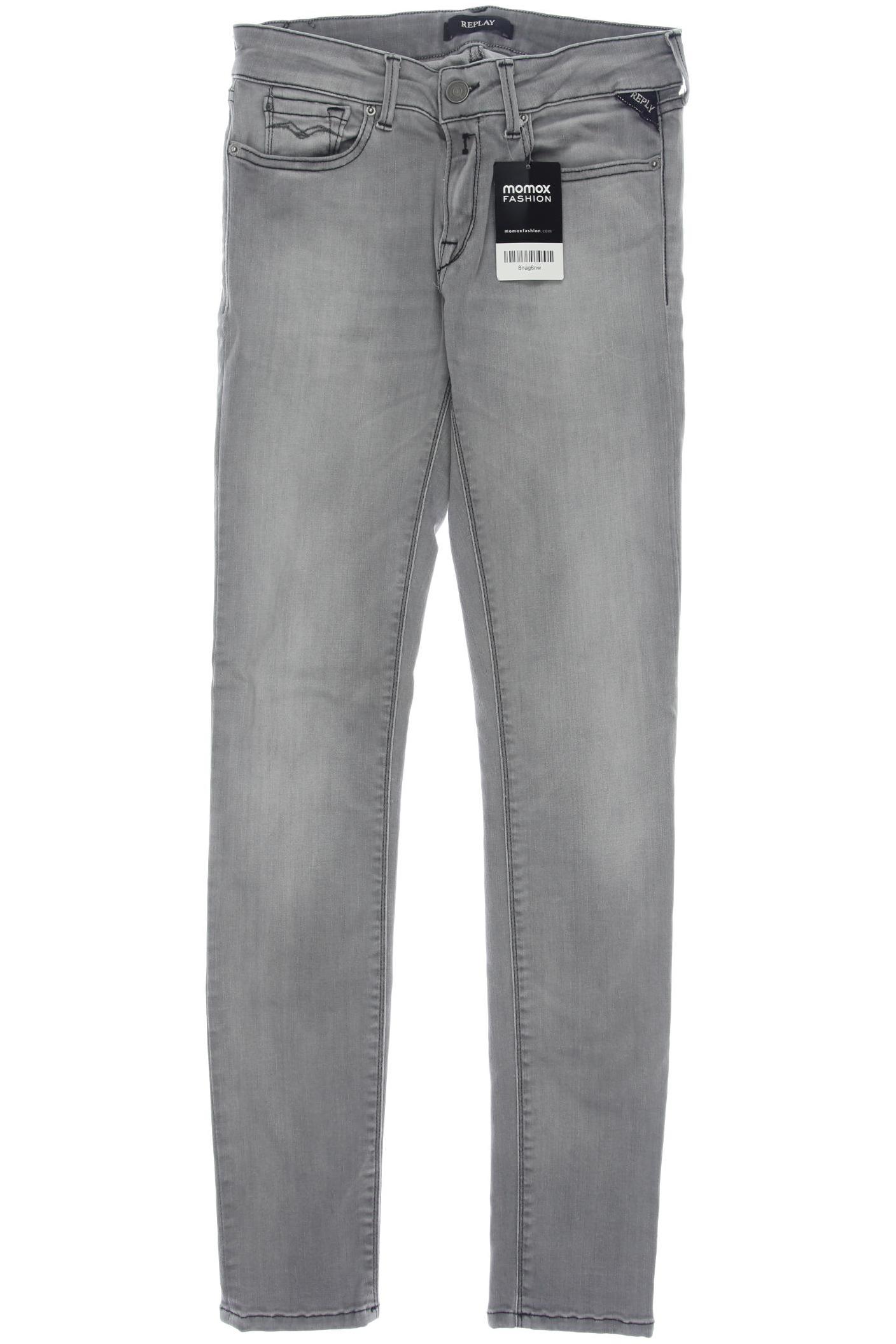 

Replay Damen Jeans, grau, Gr. 27