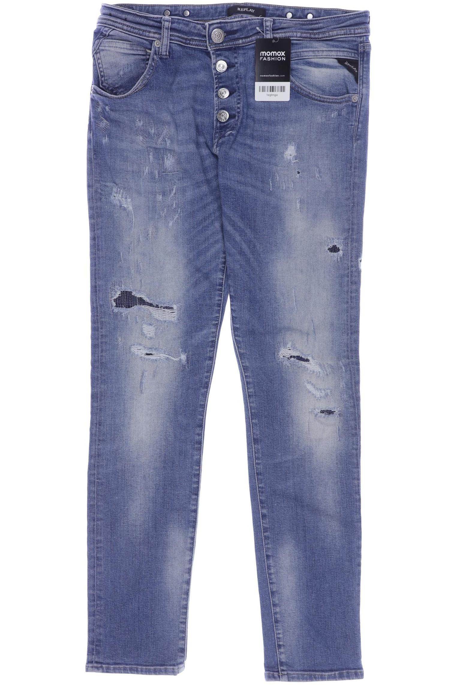 

Replay Damen Jeans, blau