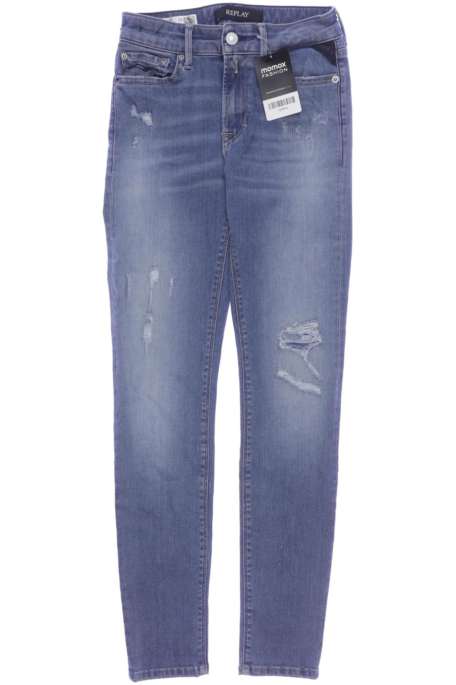 

Replay Damen Jeans, marineblau, Gr. 25