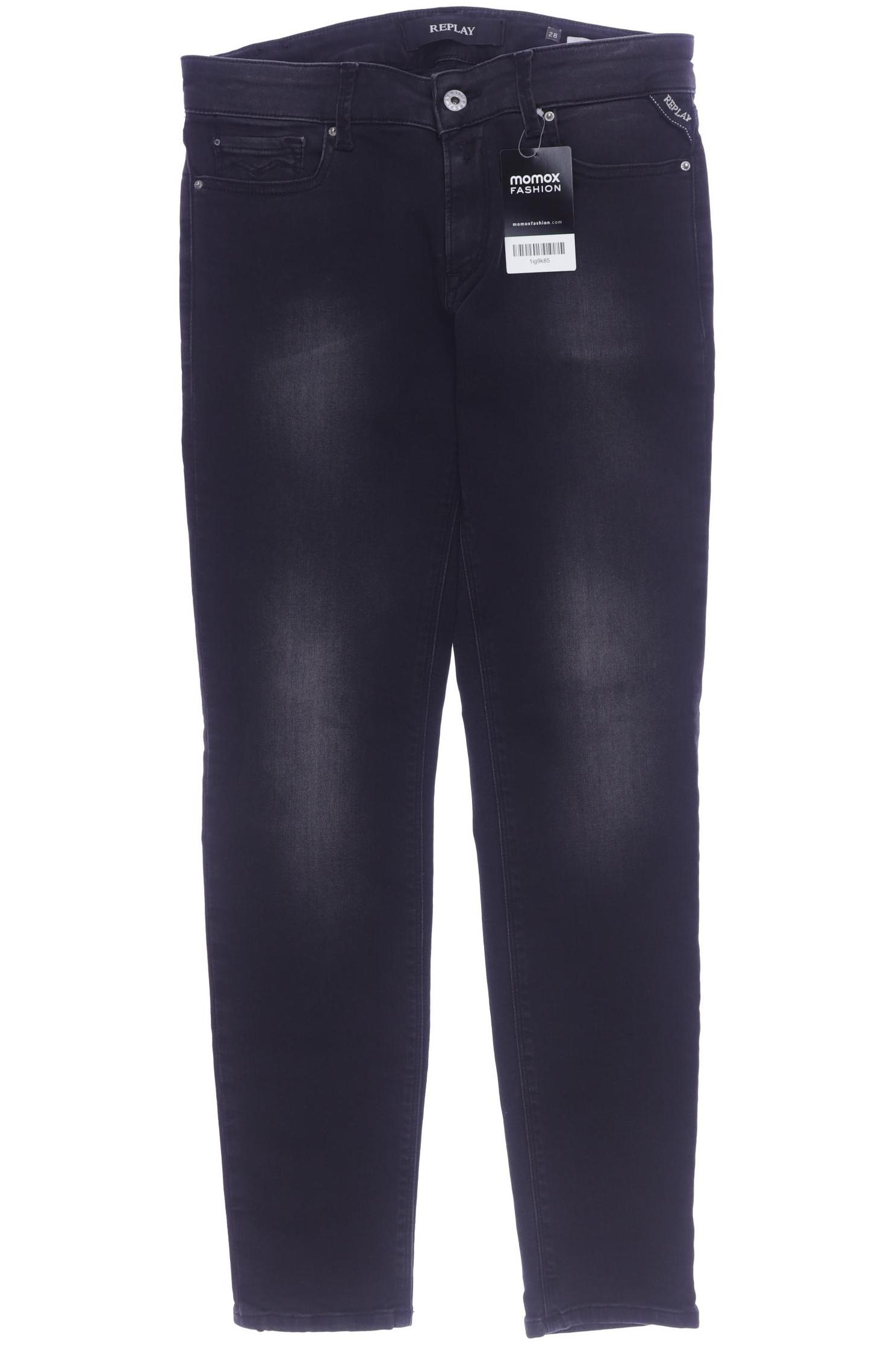 

Replay Damen Jeans, schwarz, Gr. 38