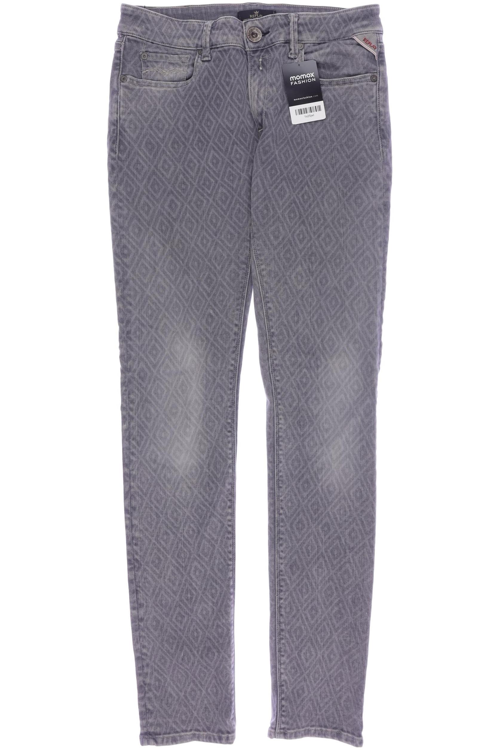 

Replay Damen Jeans, grau, Gr. 28