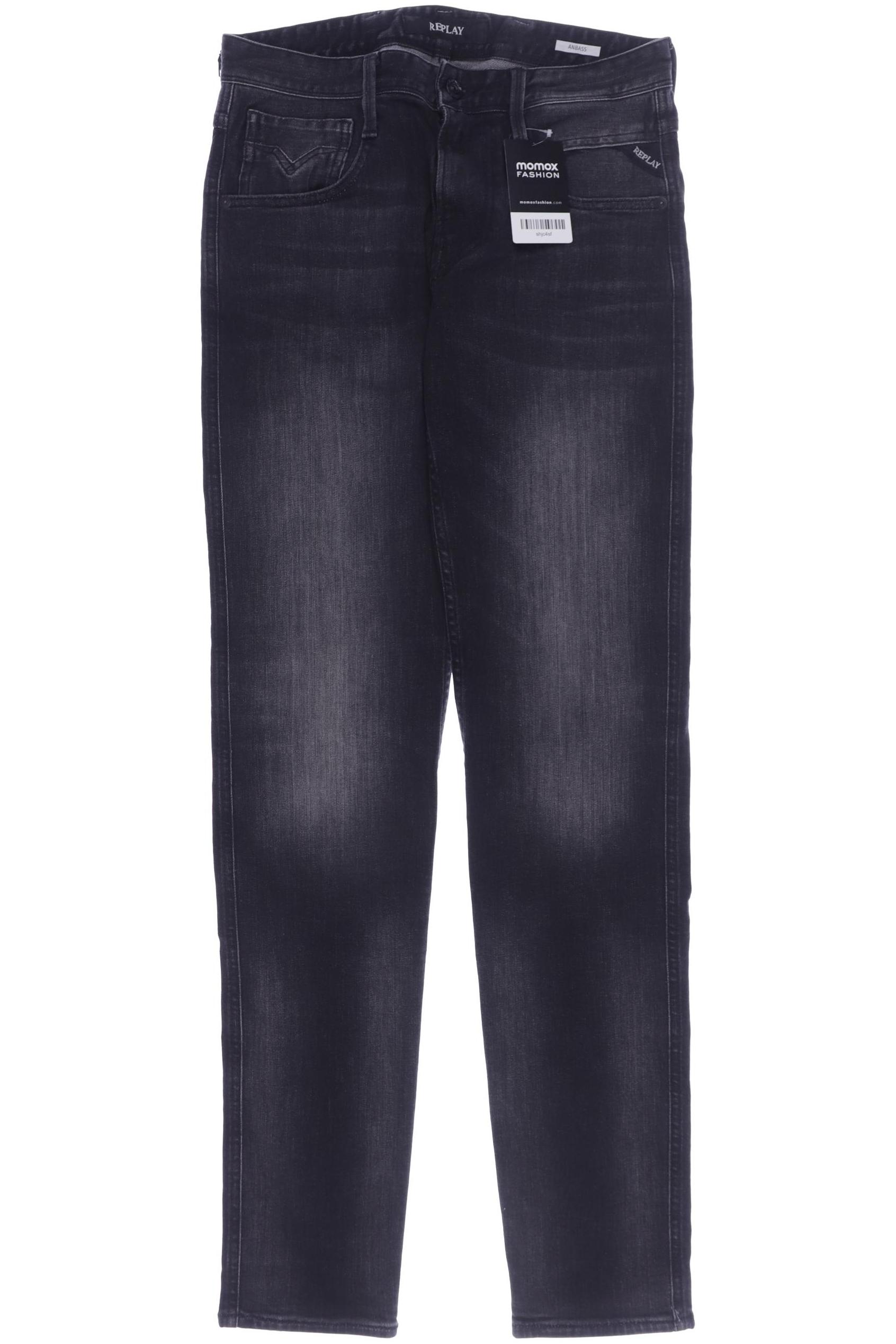 

Replay Damen Jeans, schwarz, Gr. 28