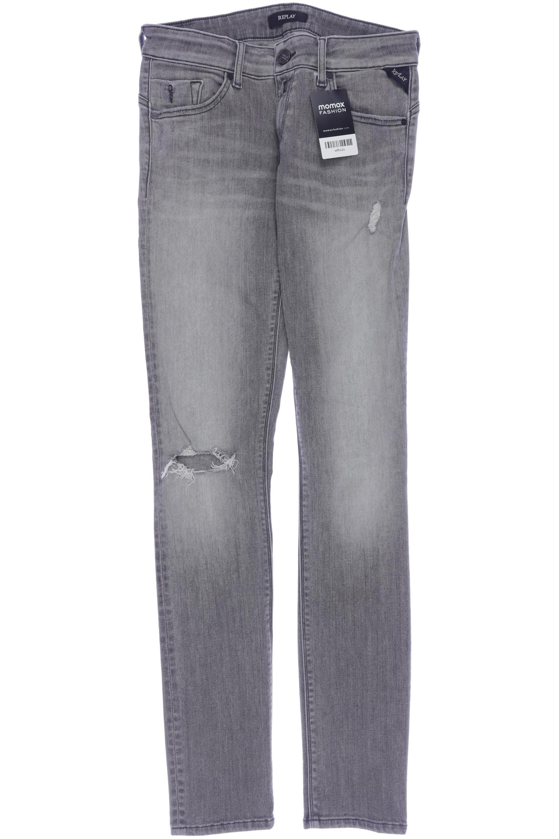 

Replay Damen Jeans, grau, Gr. 29