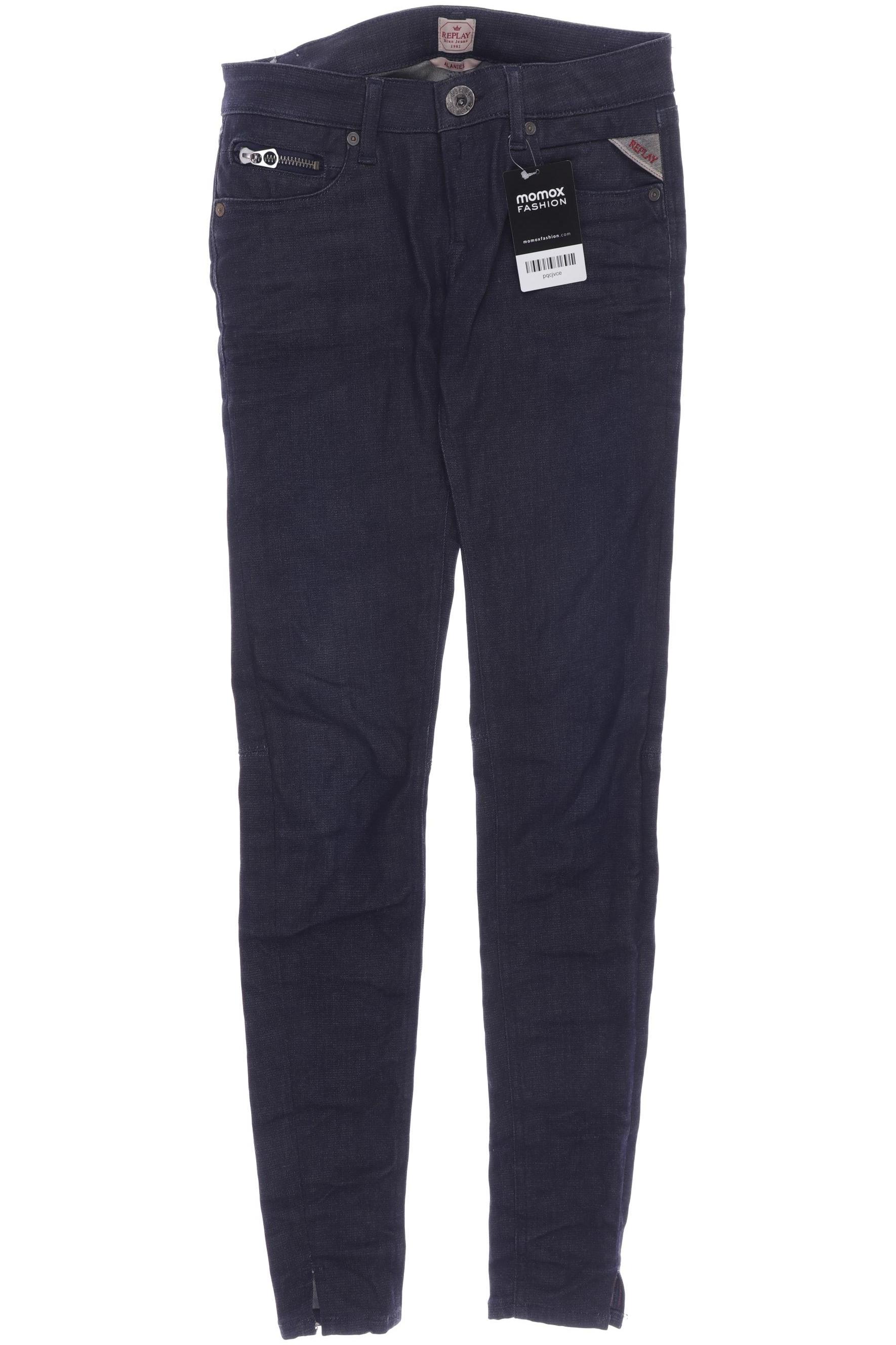 

Replay Damen Jeans, marineblau, Gr. 24