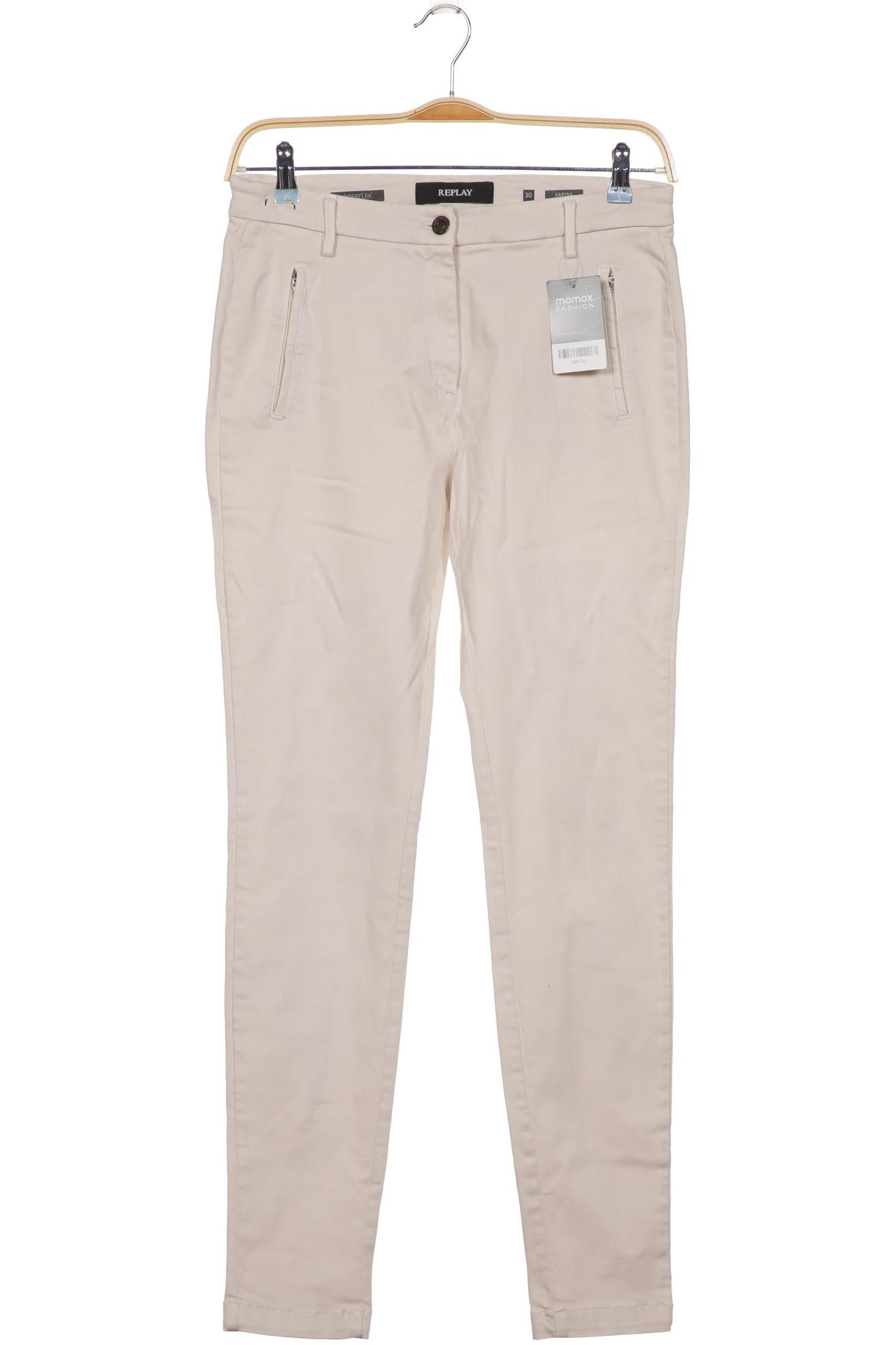 

Replay Damen Jeans, cremeweiß, Gr. 30