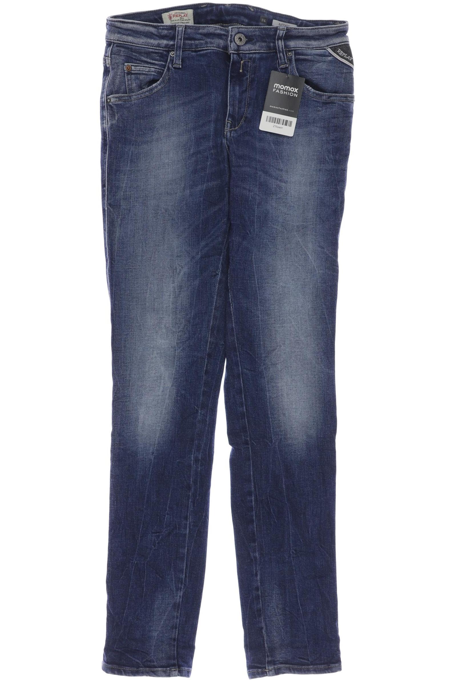 

Replay Damen Jeans, blau, Gr. 24