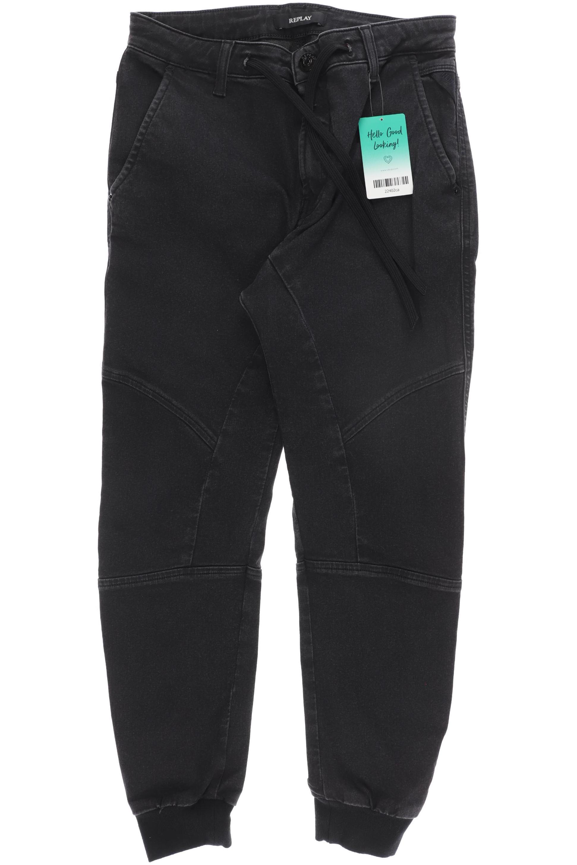 

Replay Damen Jeans, schwarz, Gr. 27