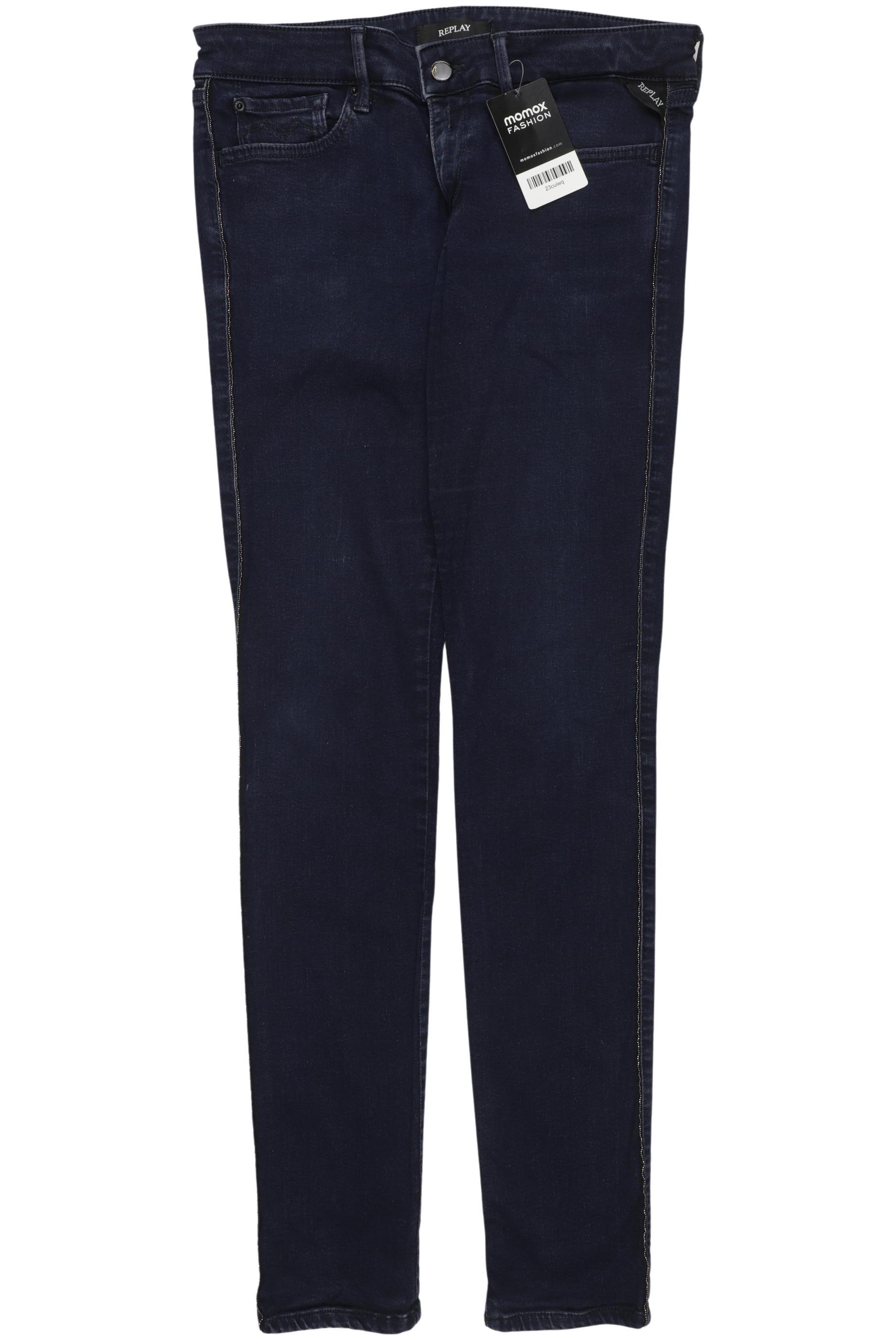 

Replay Damen Jeans, marineblau, Gr. 28
