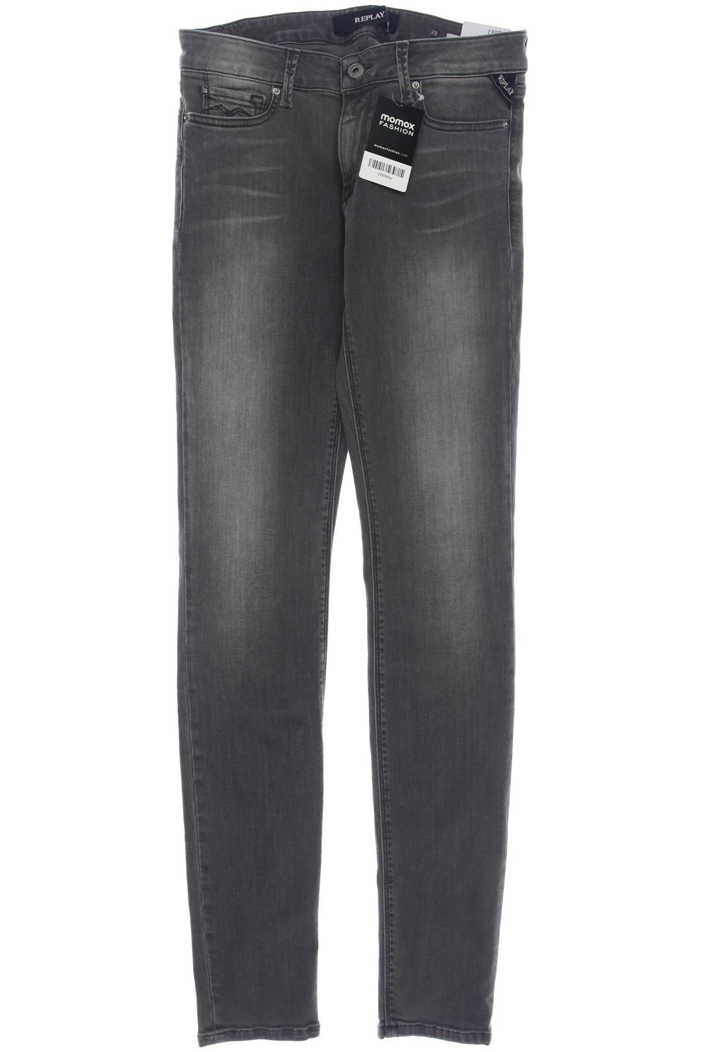

Replay Damen Jeans, grau, Gr. 28