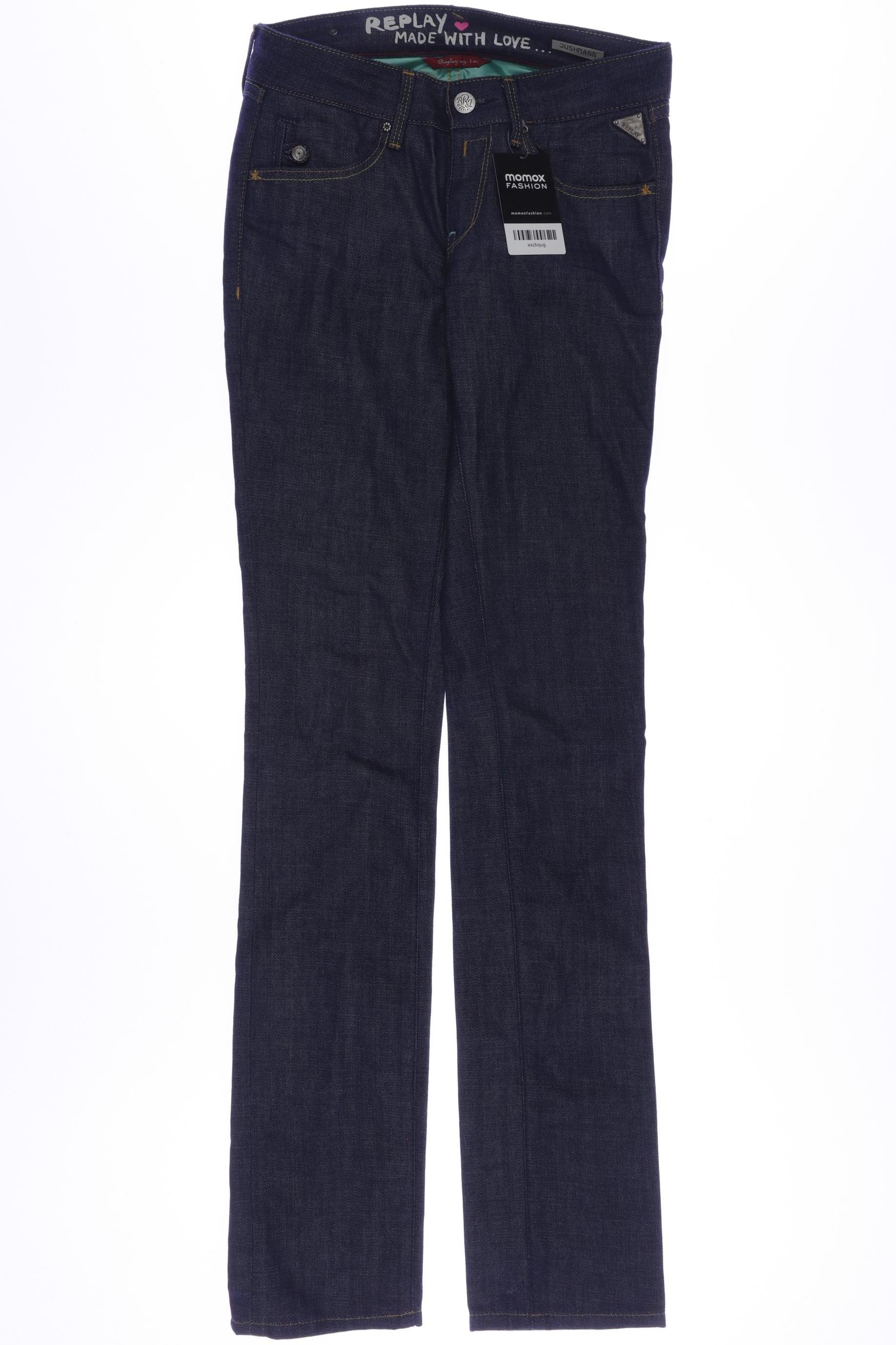 

Replay Damen Jeans, marineblau, Gr. 24