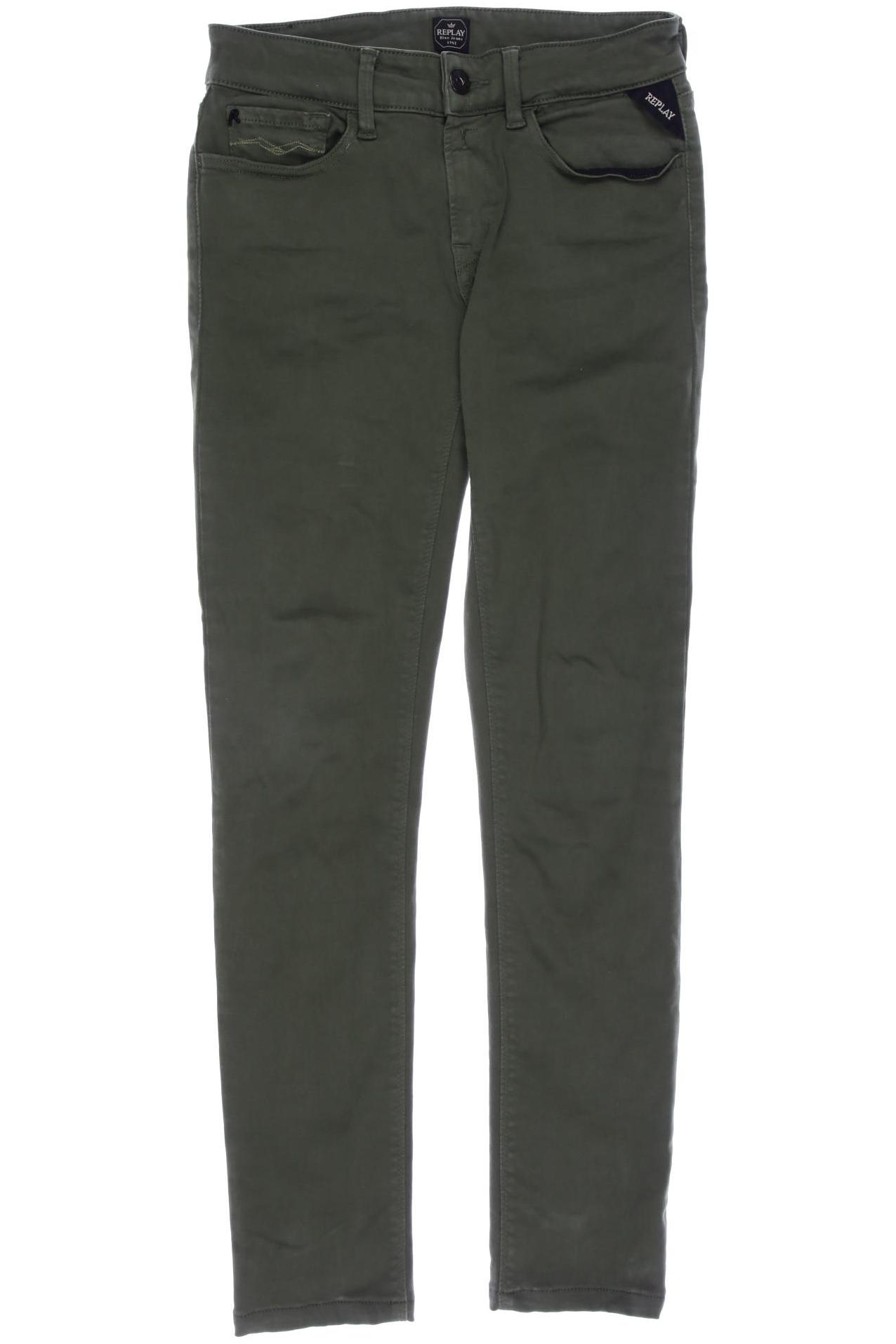 

Replay Damen Jeans, grün, Gr. 27