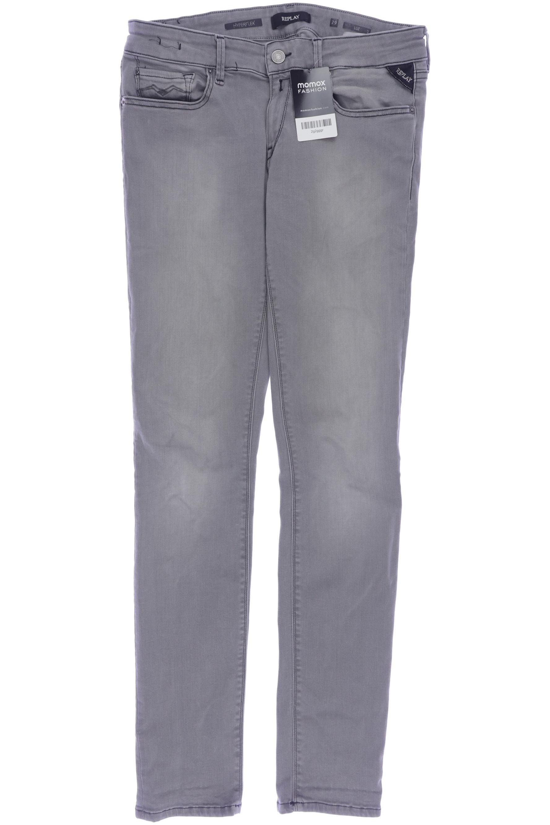 

Replay Damen Jeans, grau, Gr. 29