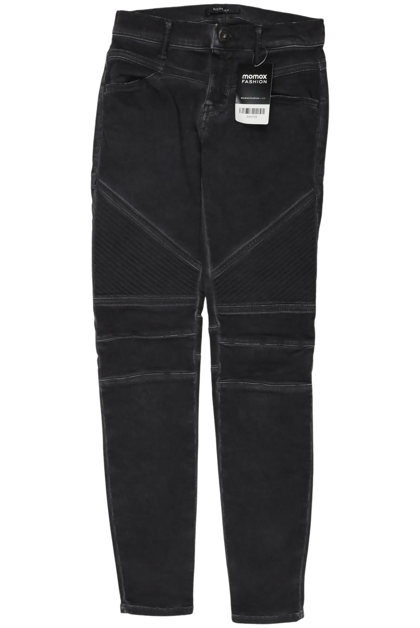 

Replay Damen Jeans, schwarz, Gr. 24
