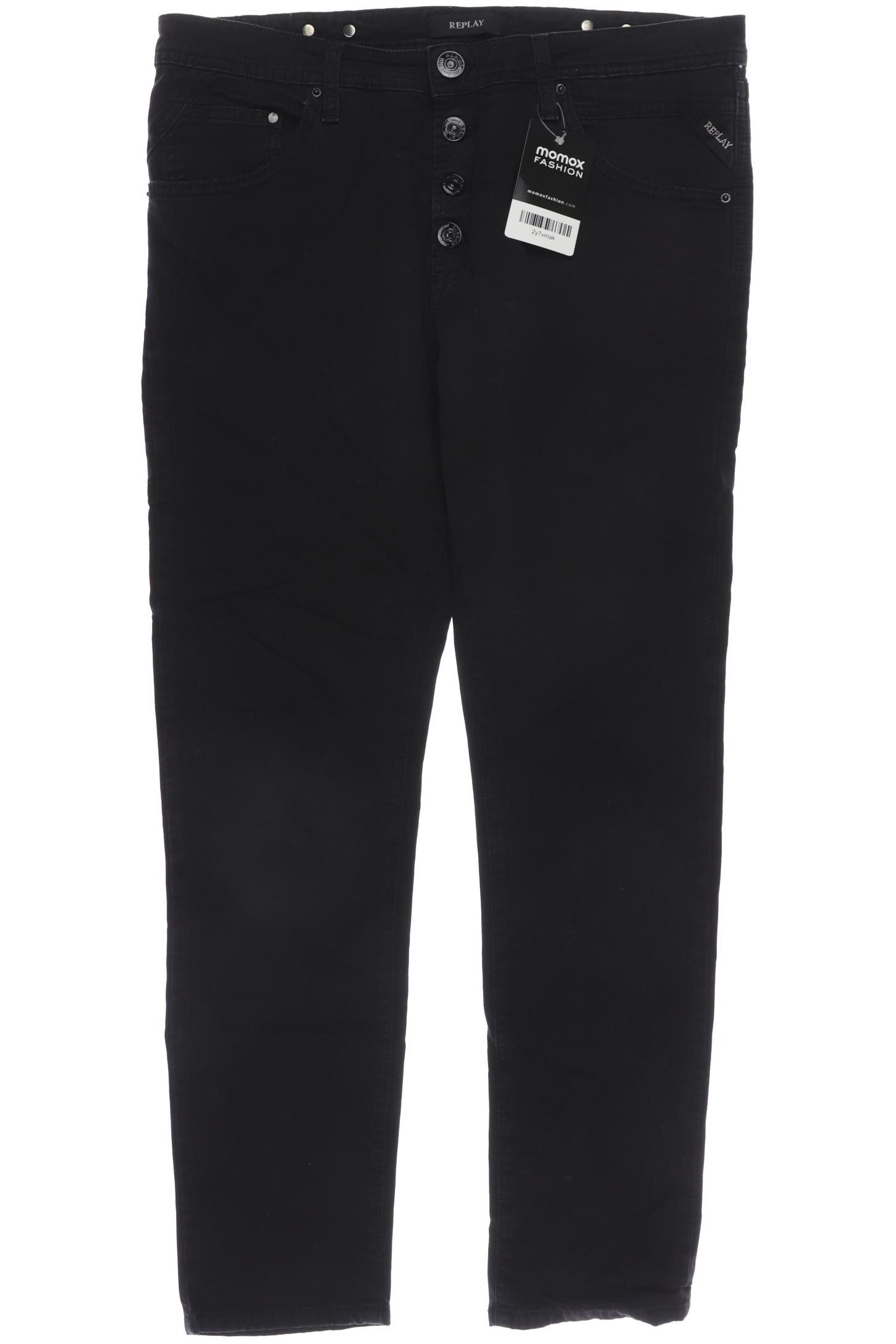 

Replay Damen Jeans, schwarz, Gr. 27