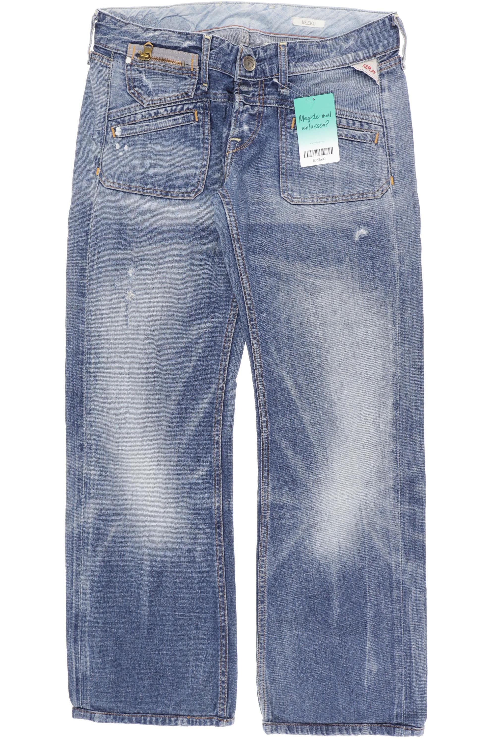 

Replay Damen Jeans, blau, Gr. 0