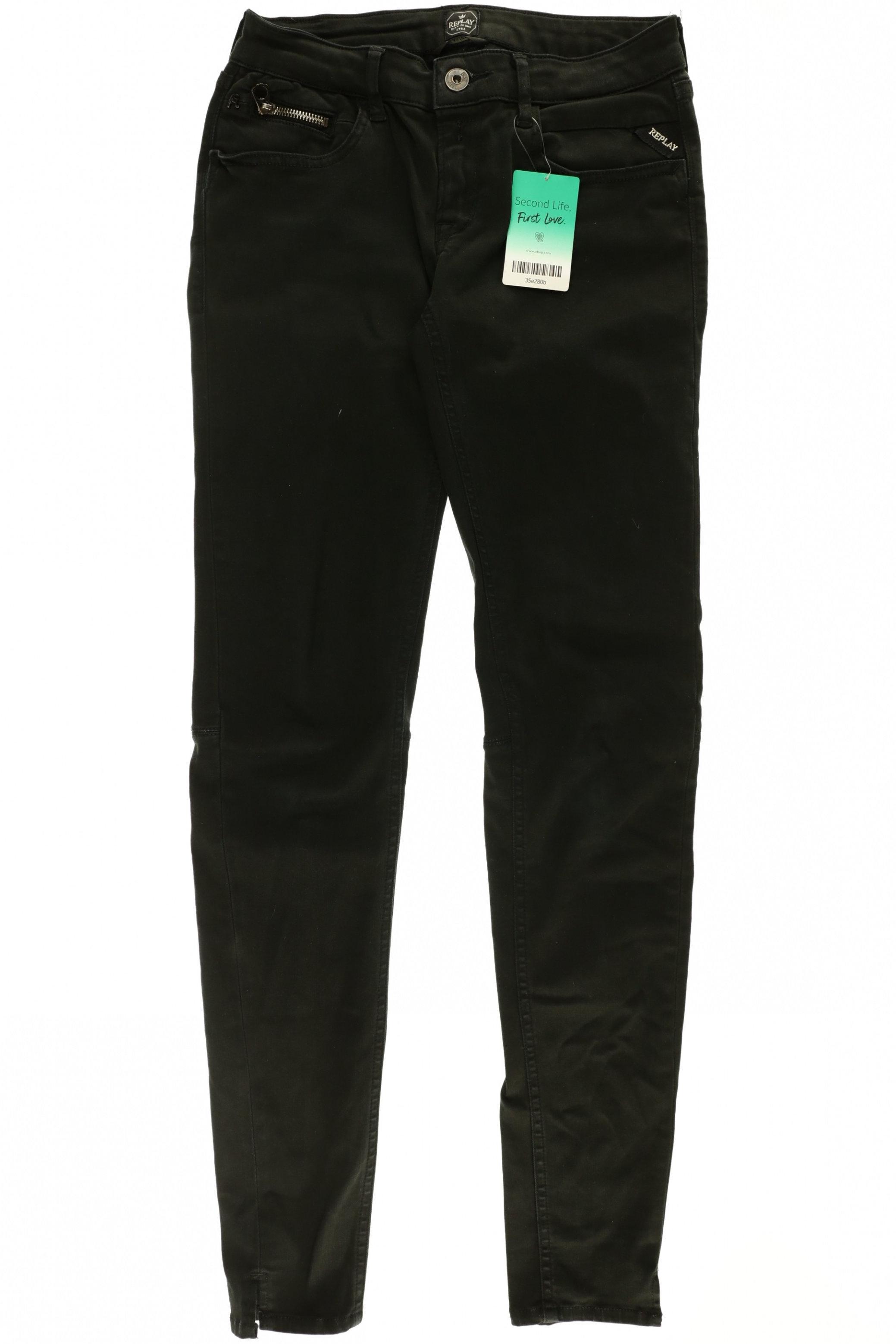 

Replay Damen Jeans, schwarz, Gr. 26