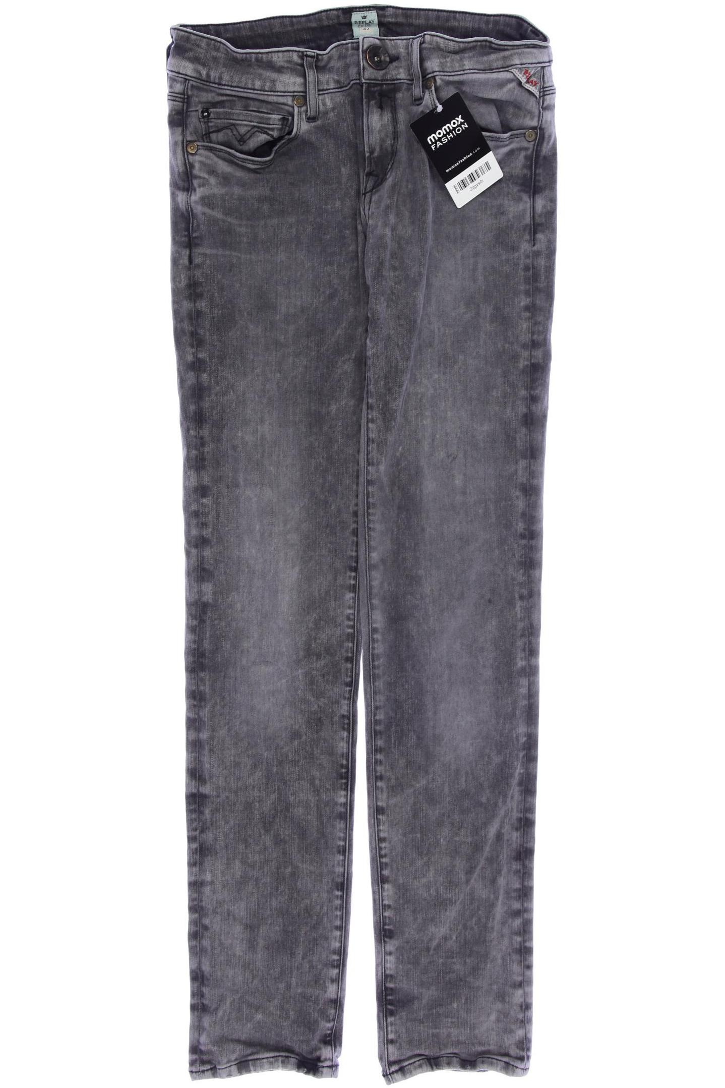 

Replay Damen Jeans, grau, Gr. 27