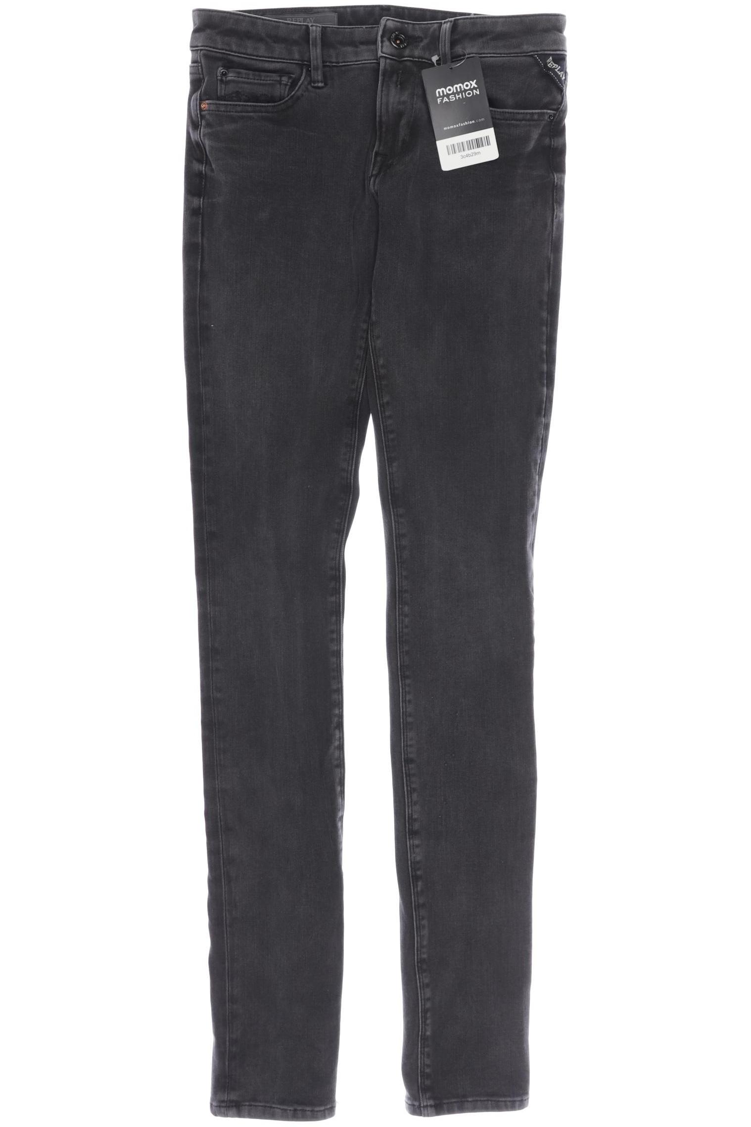 

Replay Damen Jeans, schwarz, Gr. 26