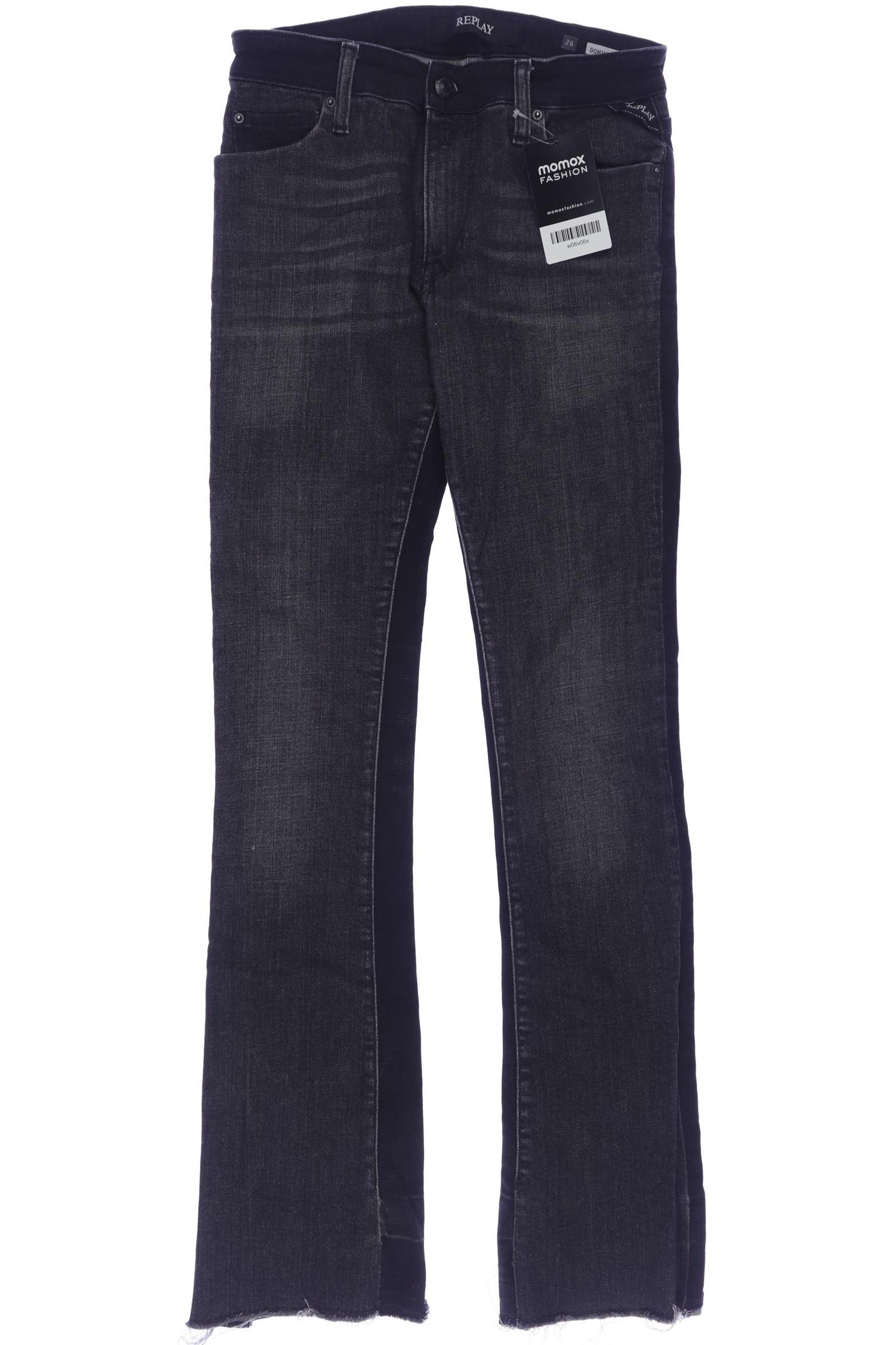 

Replay Damen Jeans, grau, Gr. 26