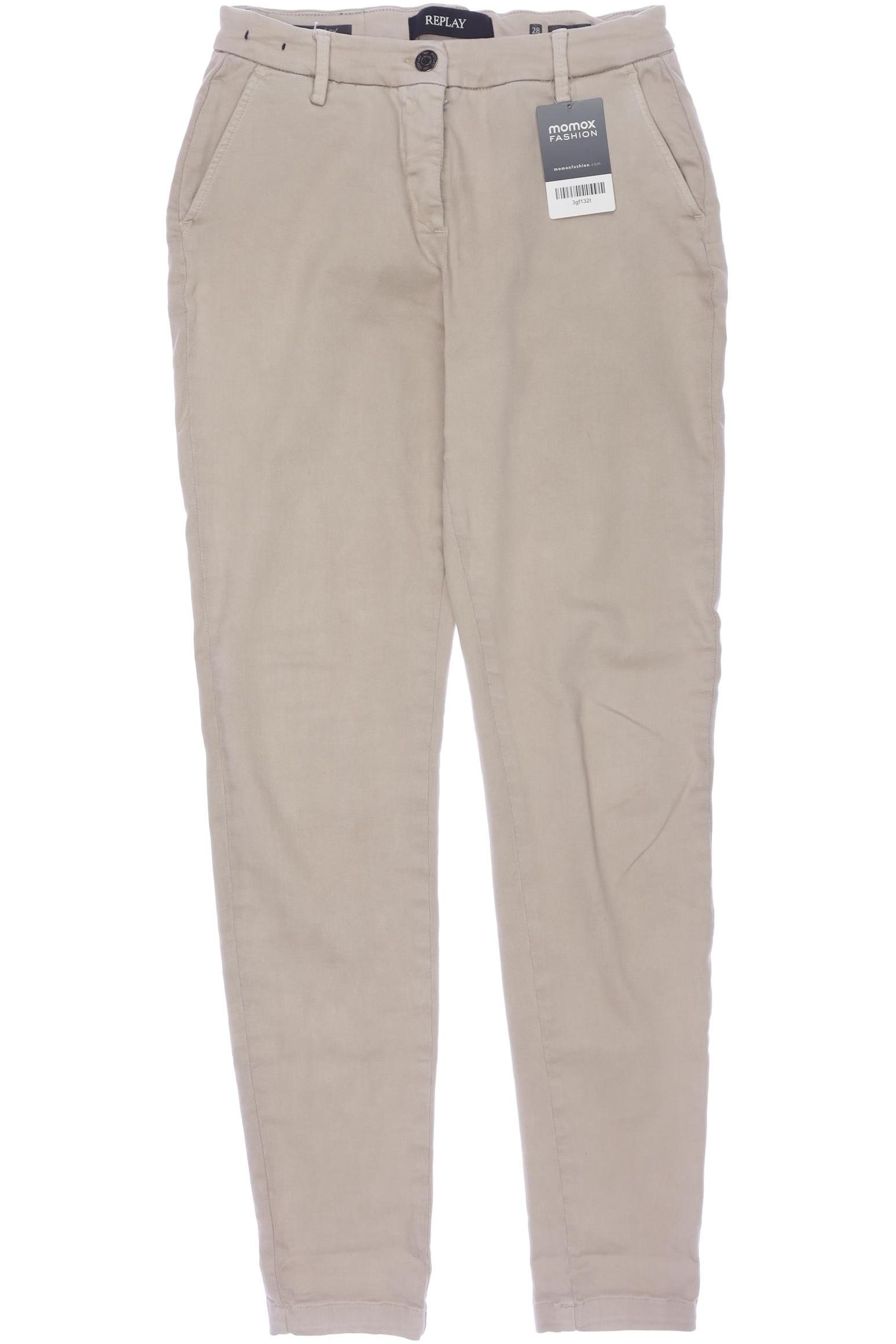

Replay Damen Jeans, beige, Gr. 28