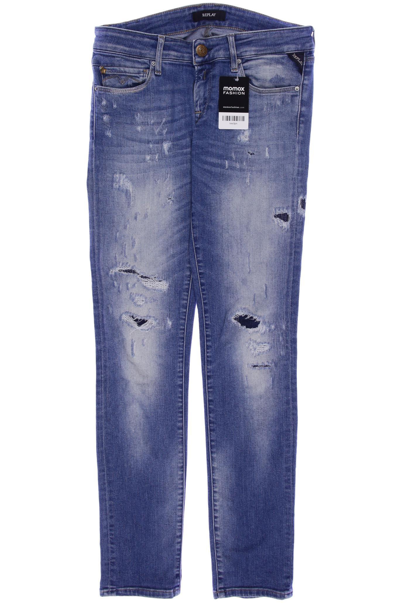 

Replay Damen Jeans, blau, Gr. 28