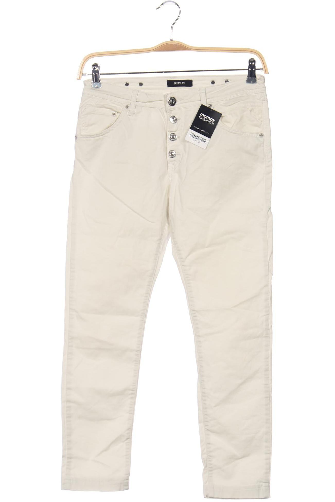 

Replay Damen Jeans, weiß