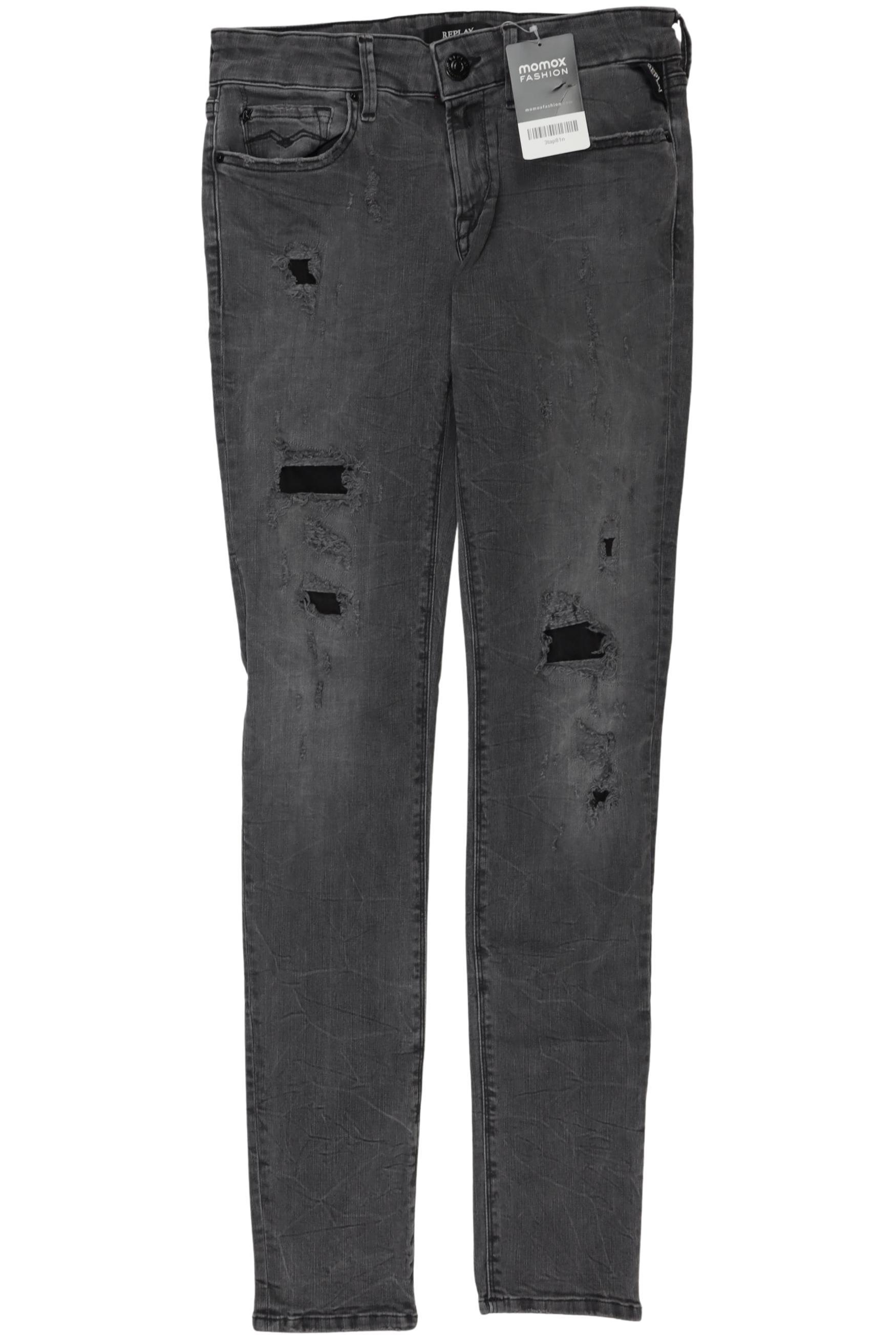

Replay Damen Jeans, grau, Gr. 28
