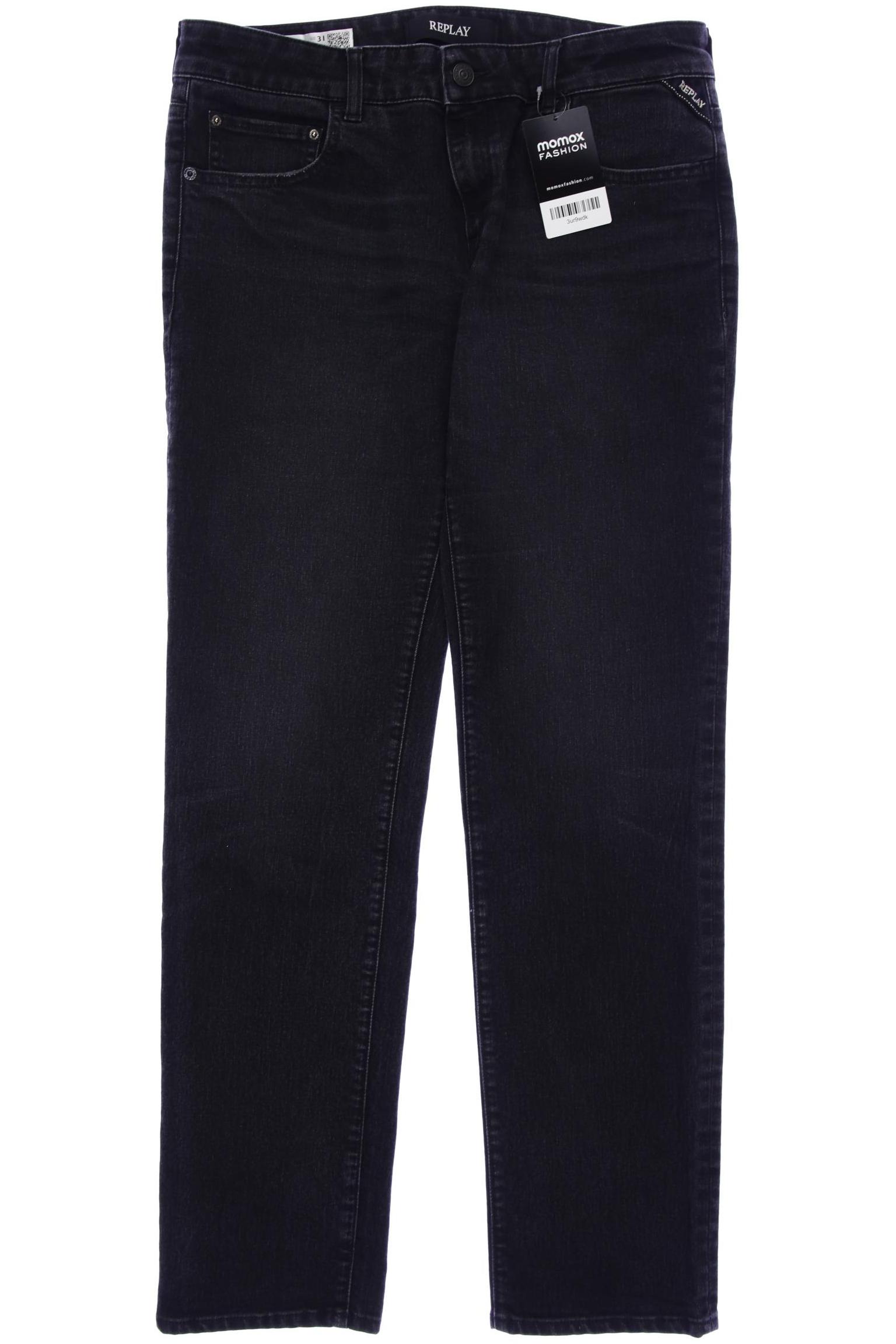 

Replay Damen Jeans, schwarz, Gr. 31