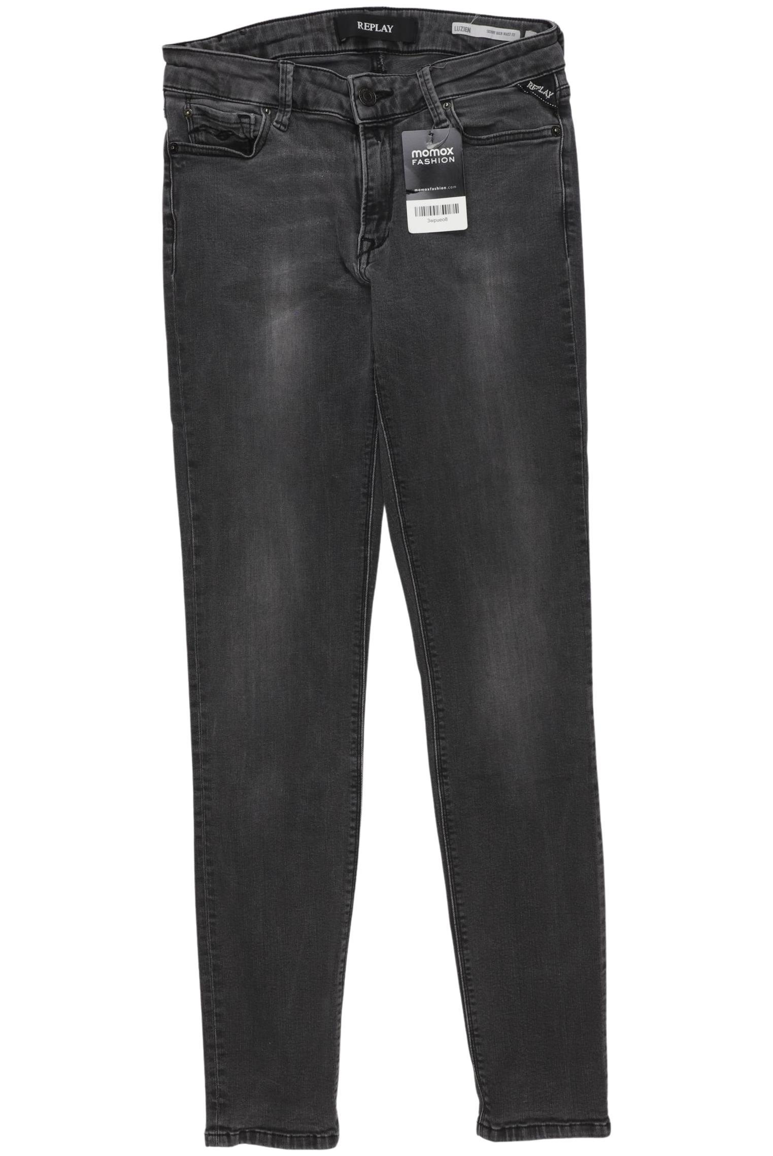 

Replay Damen Jeans, grau, Gr. 28