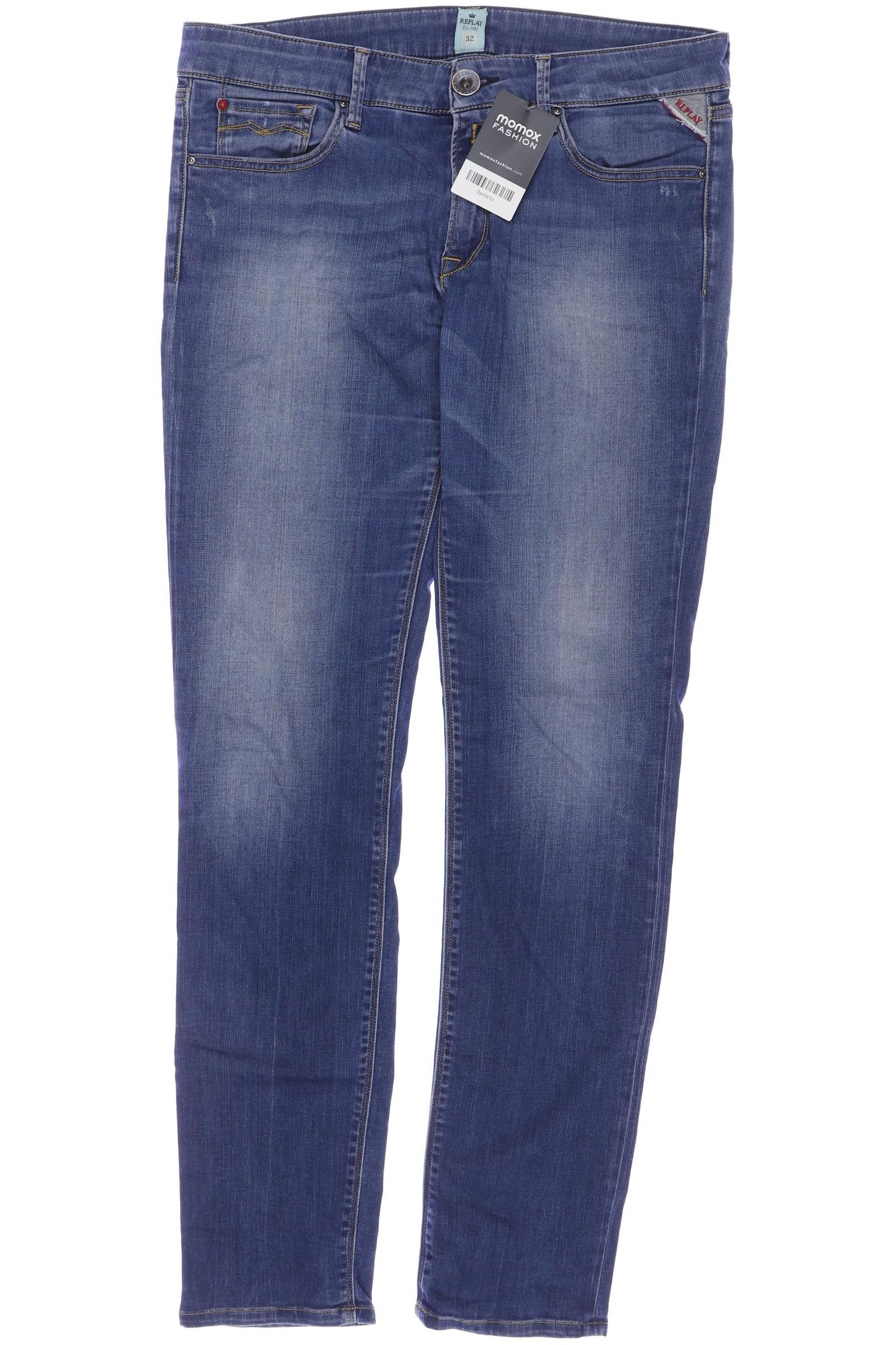 

Replay Damen Jeans, blau
