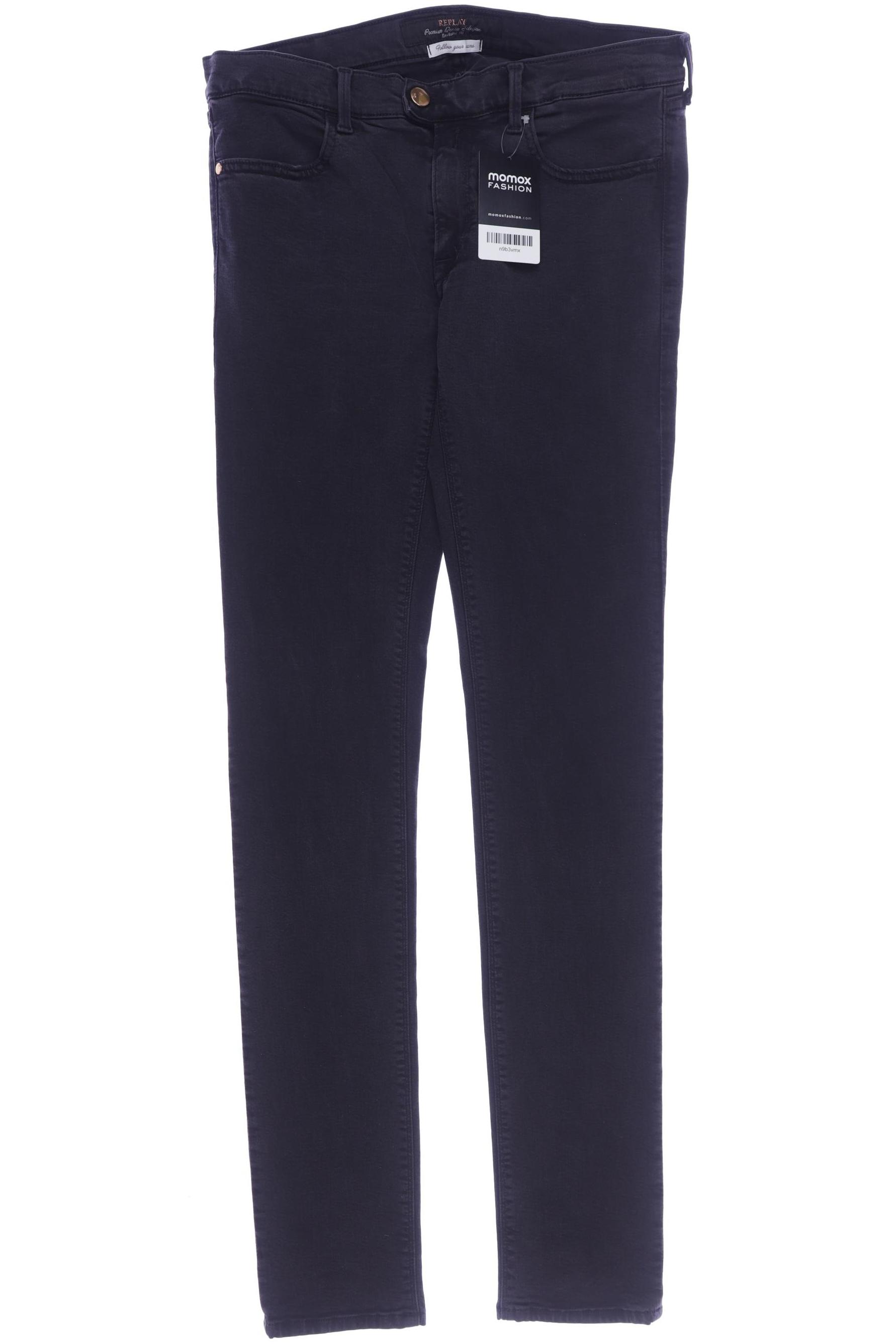 

Replay Damen Jeans, schwarz, Gr. 30