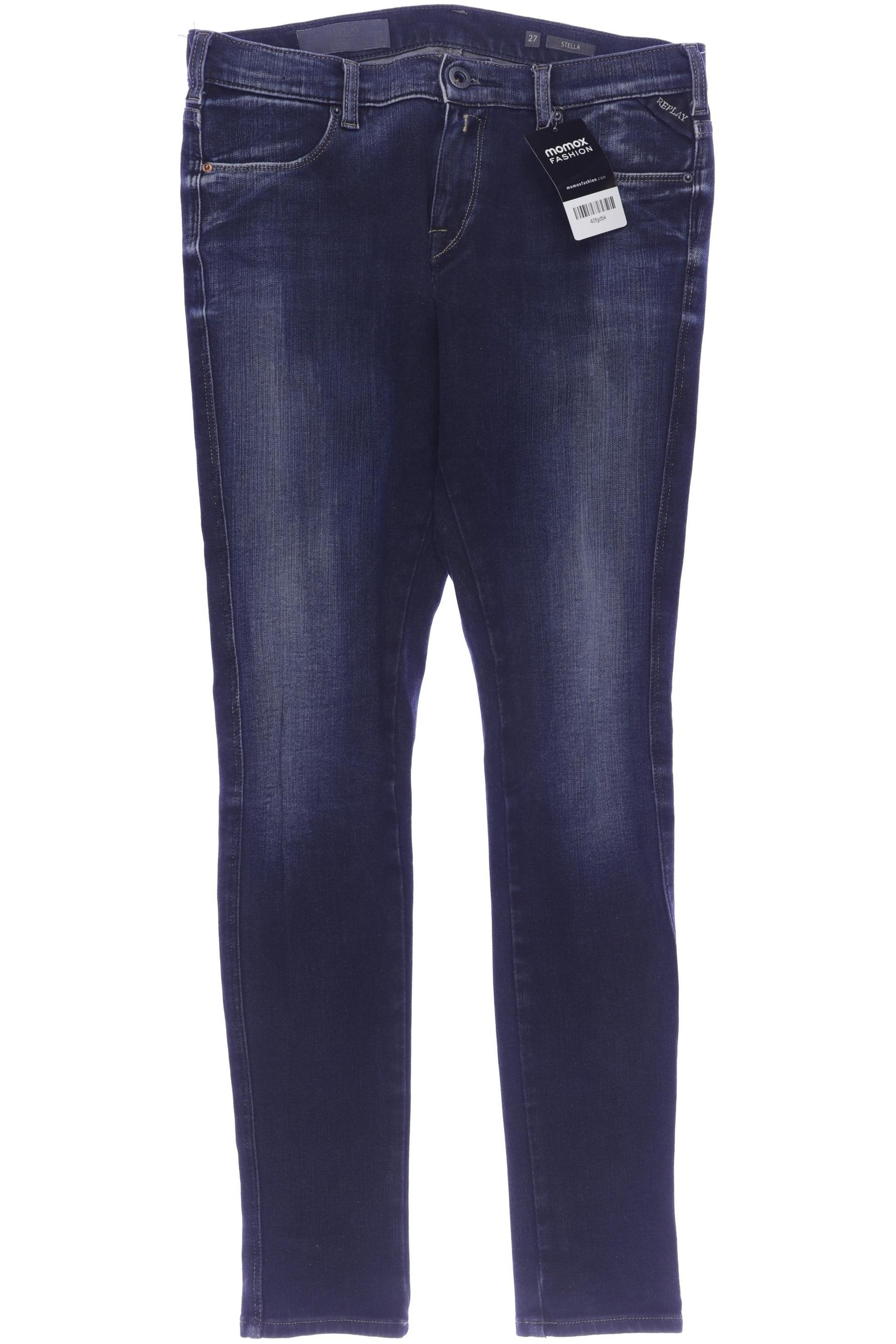 

Replay Damen Jeans, marineblau, Gr. 27
