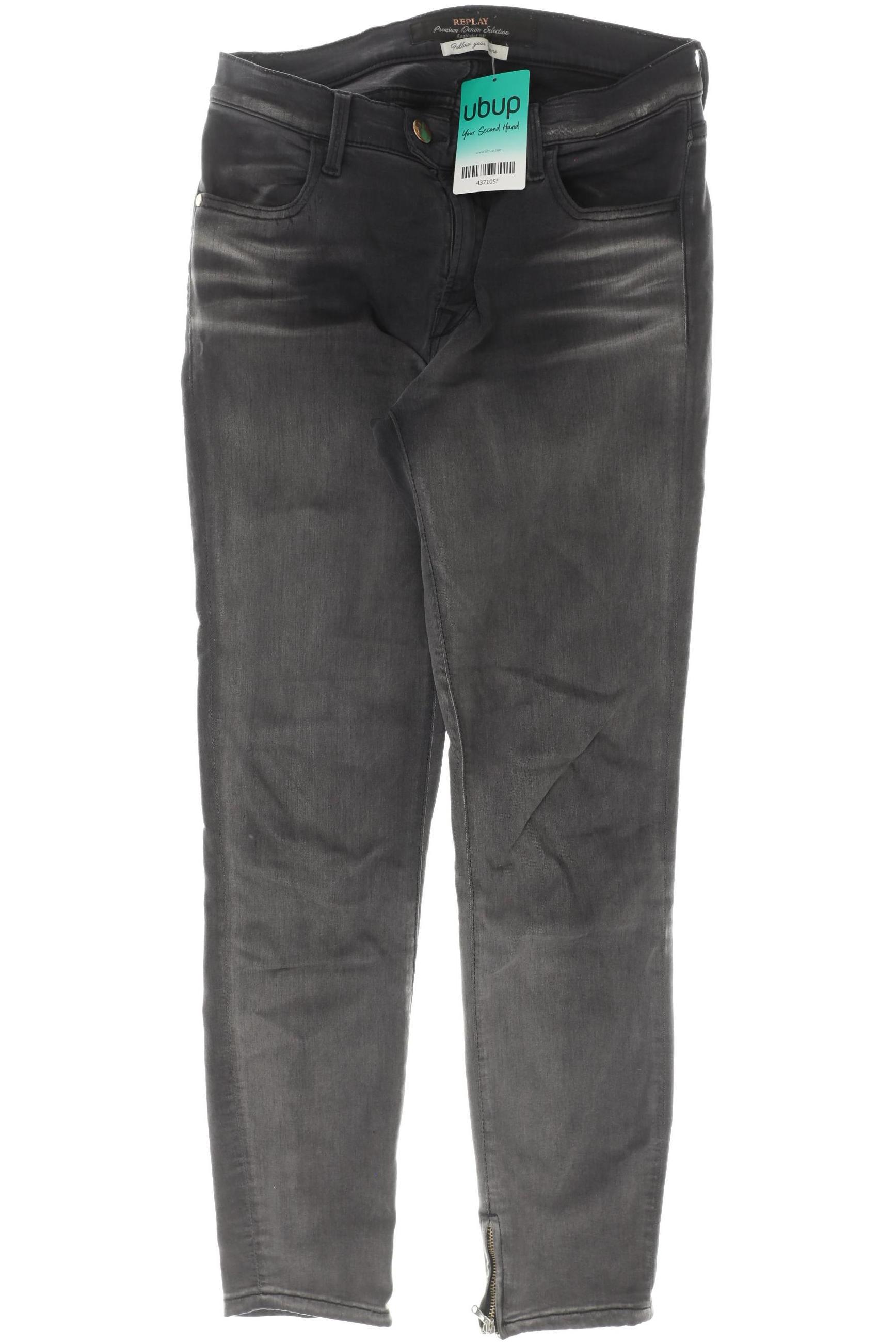 

Replay Damen Jeans, grau, Gr. 28