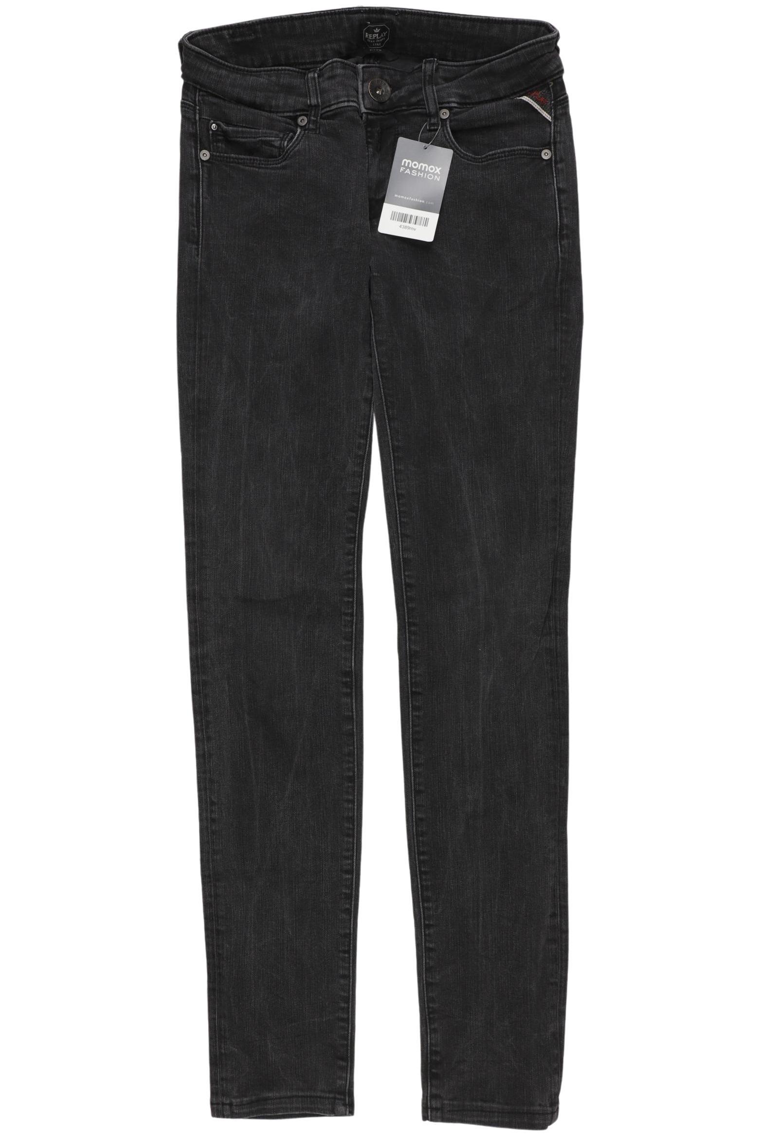 

Replay Damen Jeans, schwarz, Gr. 26