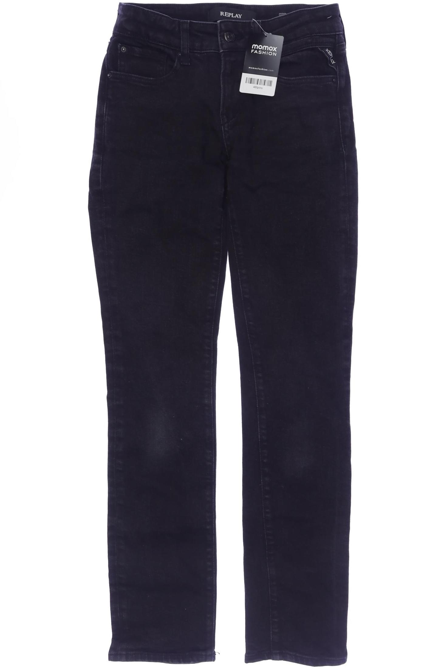 

Replay Damen Jeans, schwarz, Gr. 25