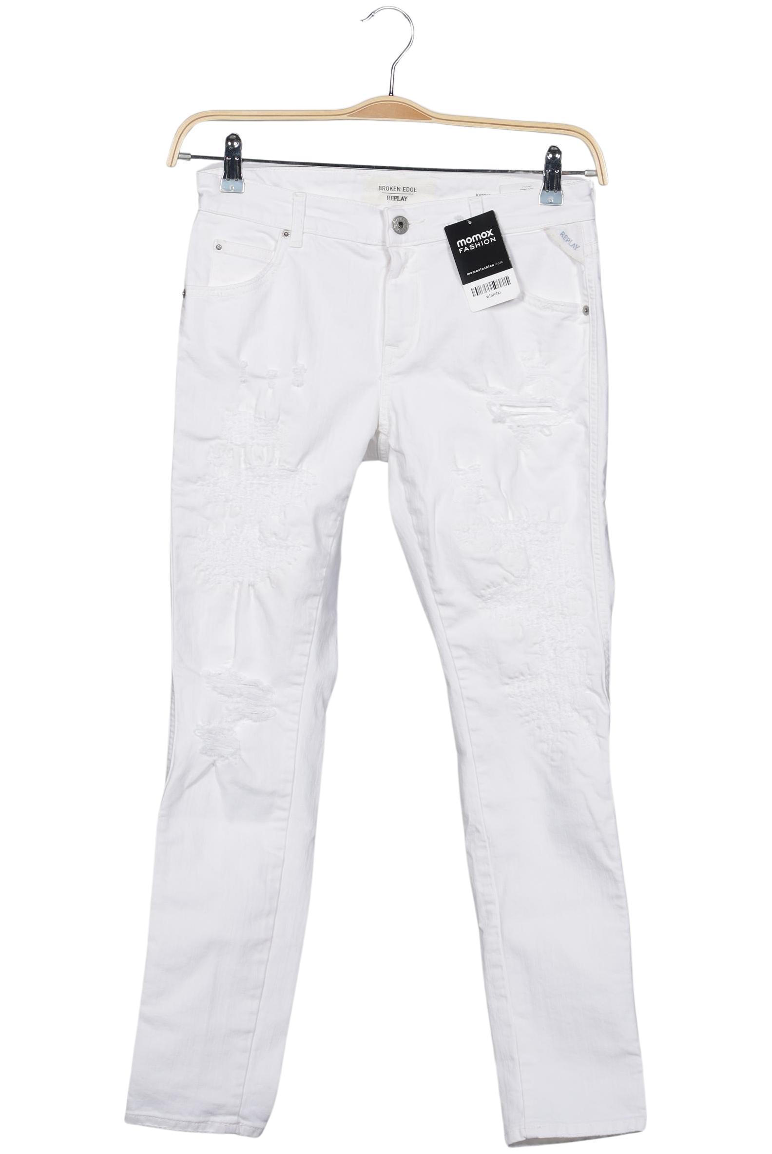 

Replay Damen Jeans, weiß, Gr. 26