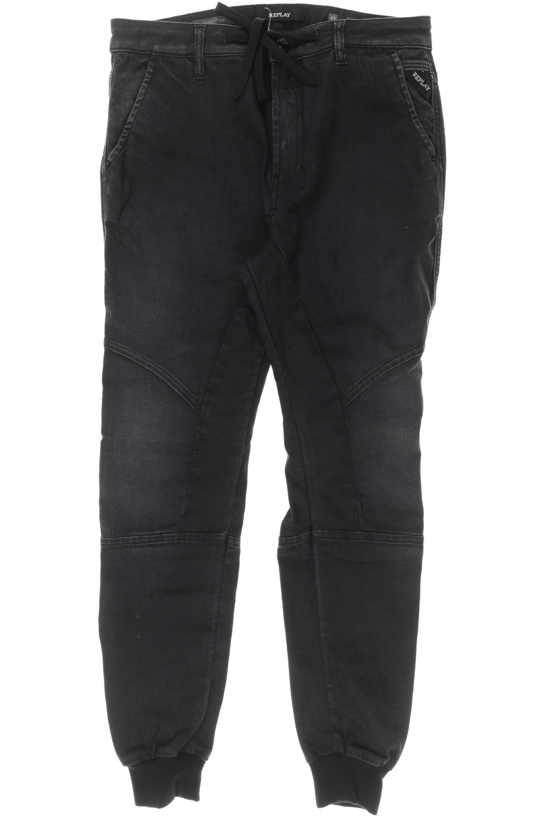 

Replay Damen Jeans, schwarz, Gr. 25