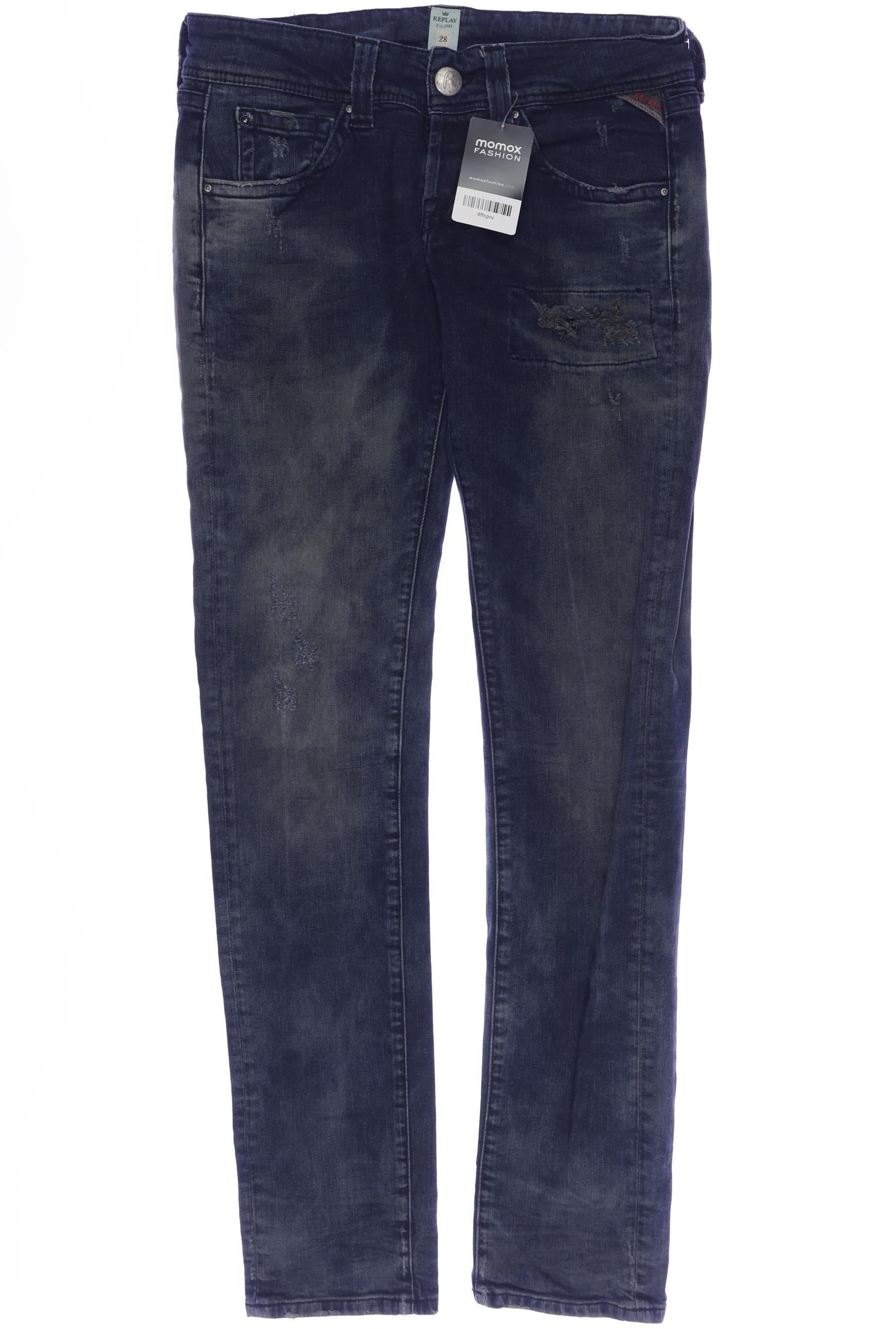 

Replay Damen Jeans, marineblau, Gr. 28