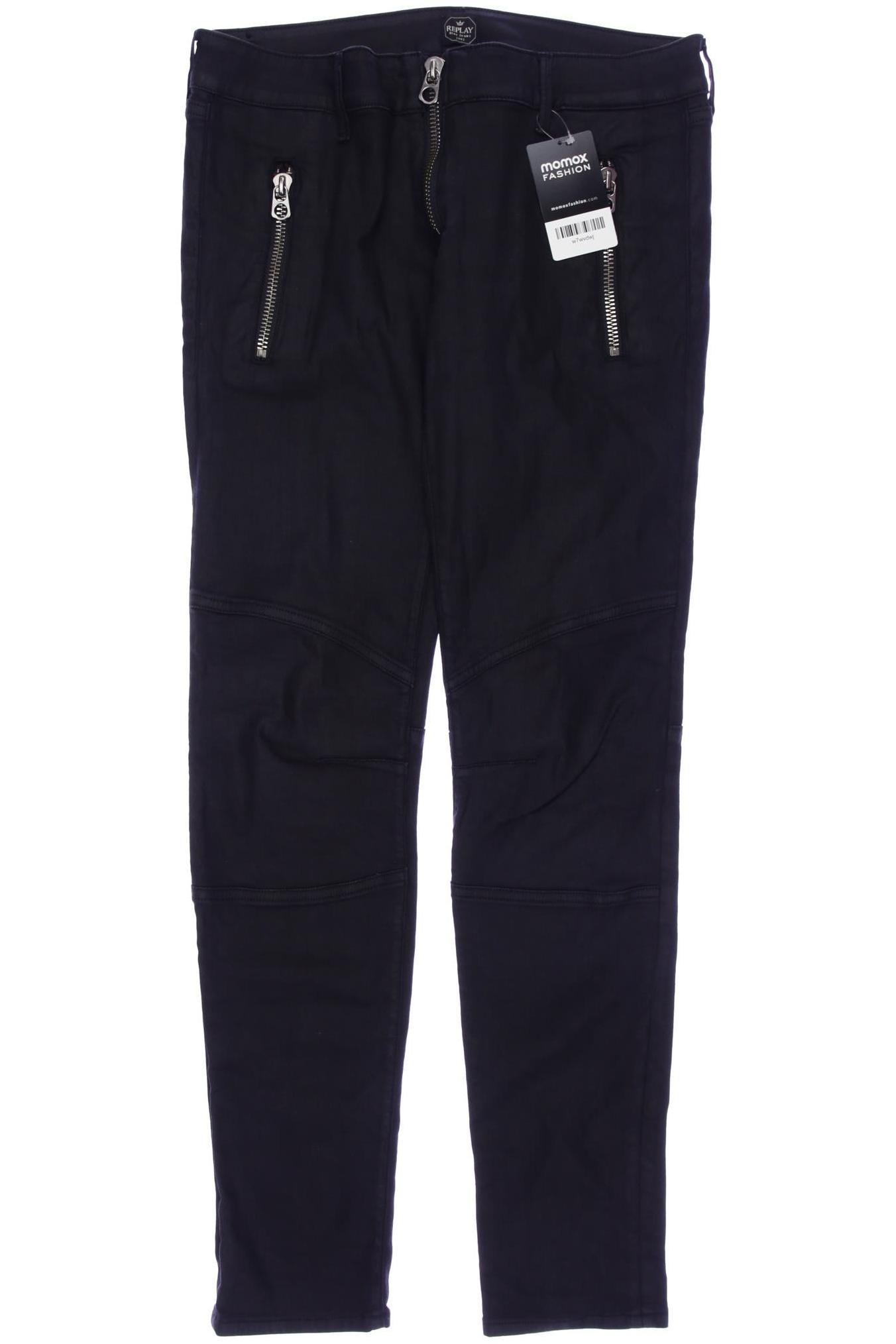 

Replay Damen Jeans, schwarz, Gr. 30